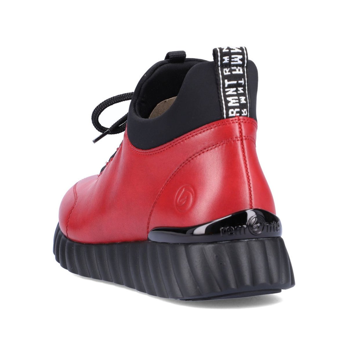 detail Dámské kožené tenisky Remonte D5977-34 vínová