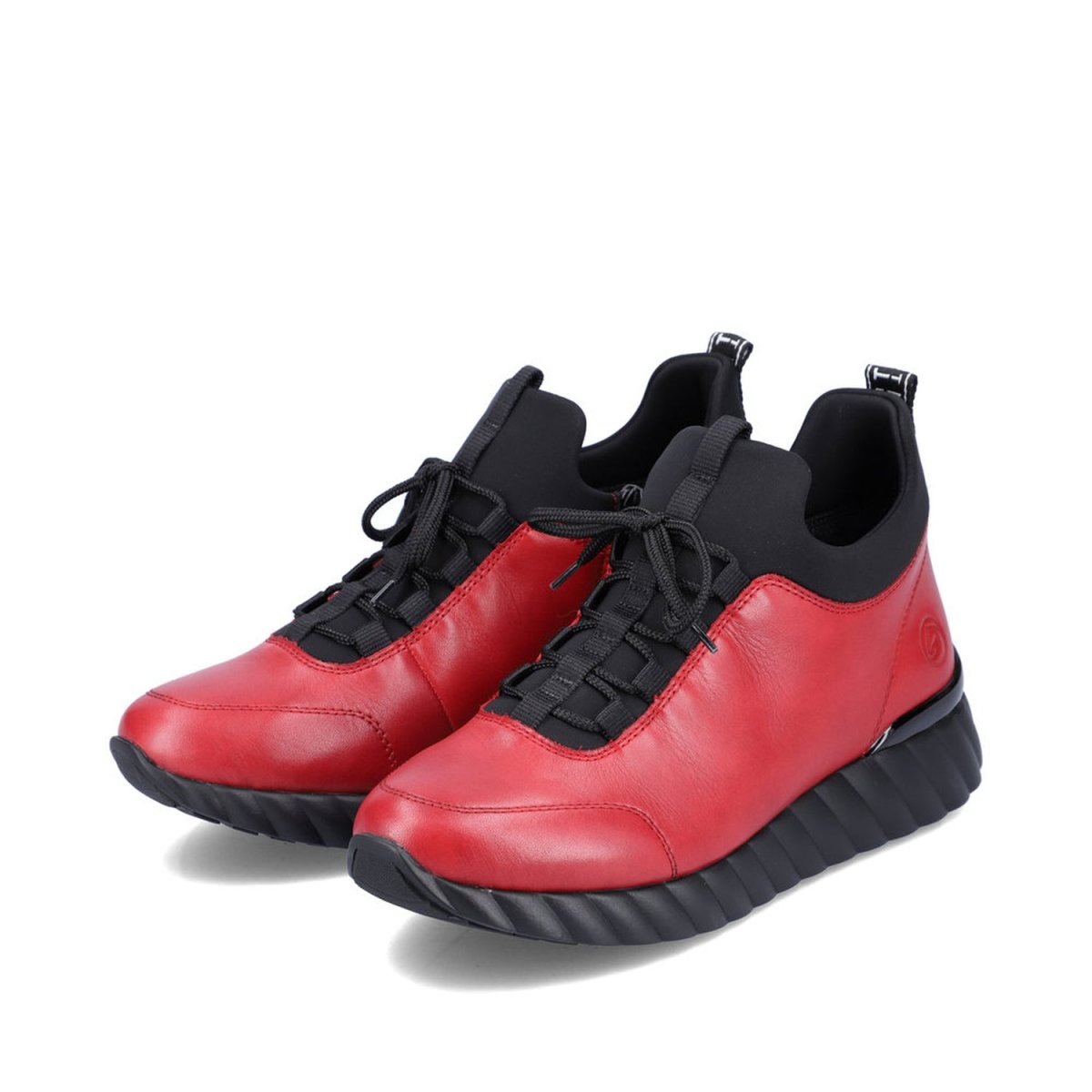 detail Dámské kožené tenisky Remonte D5977-34 vínová