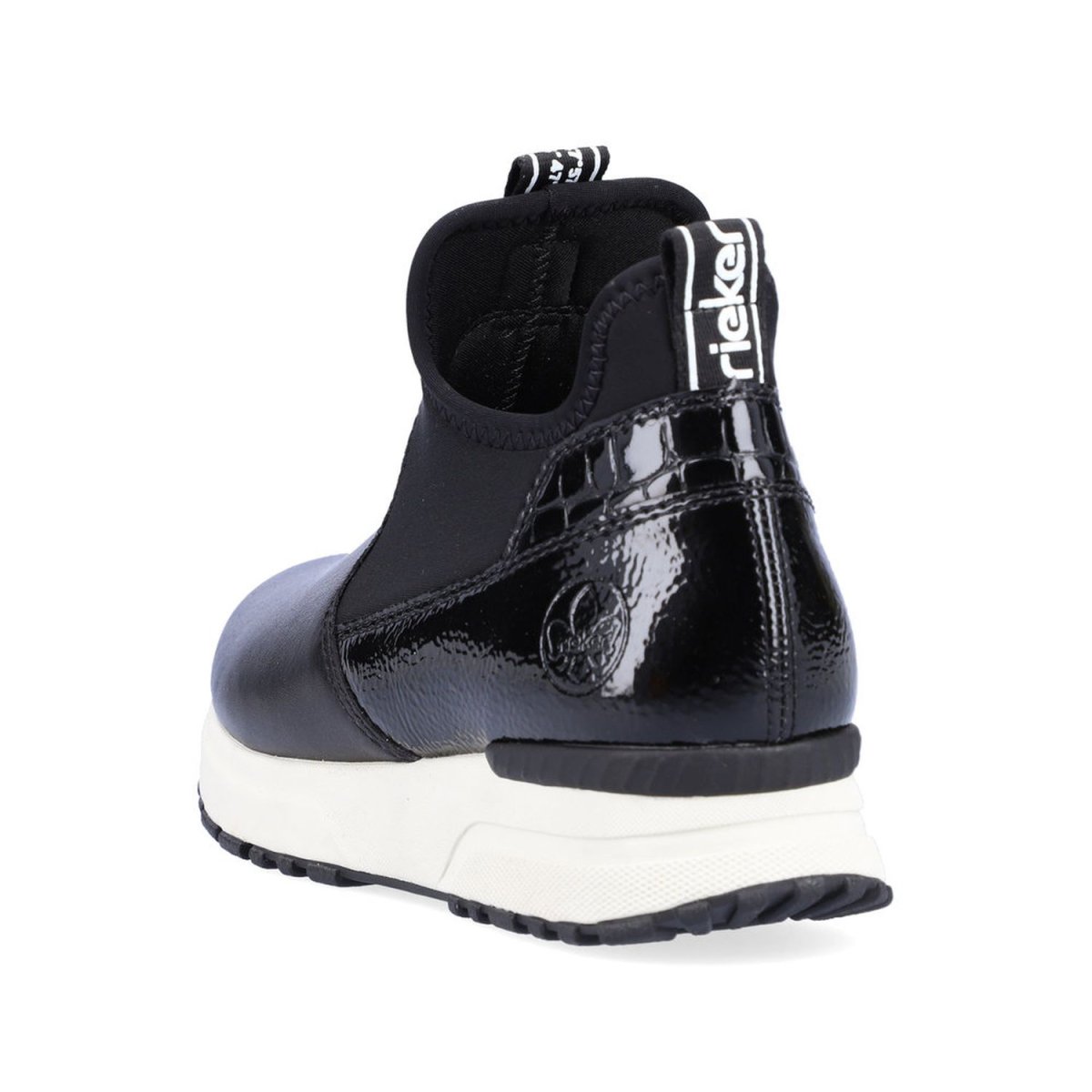 detail Dámské kožené zimní tenisky Rieker N7452-00 černá