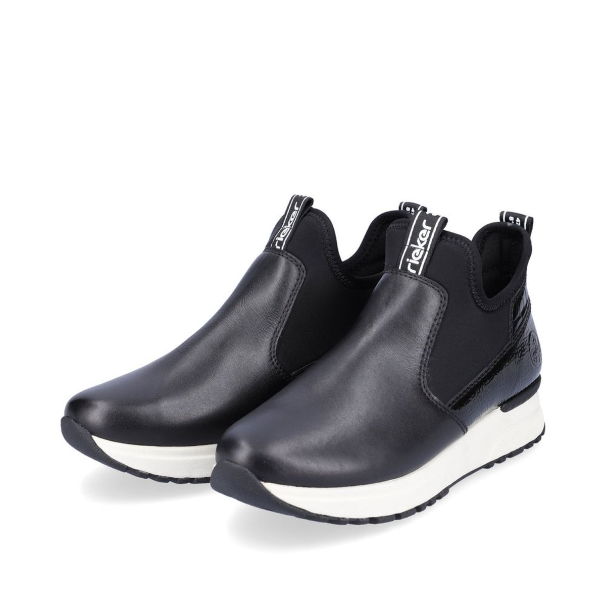 detail Dámské kožené zimní tenisky Rieker N7452-00 černá