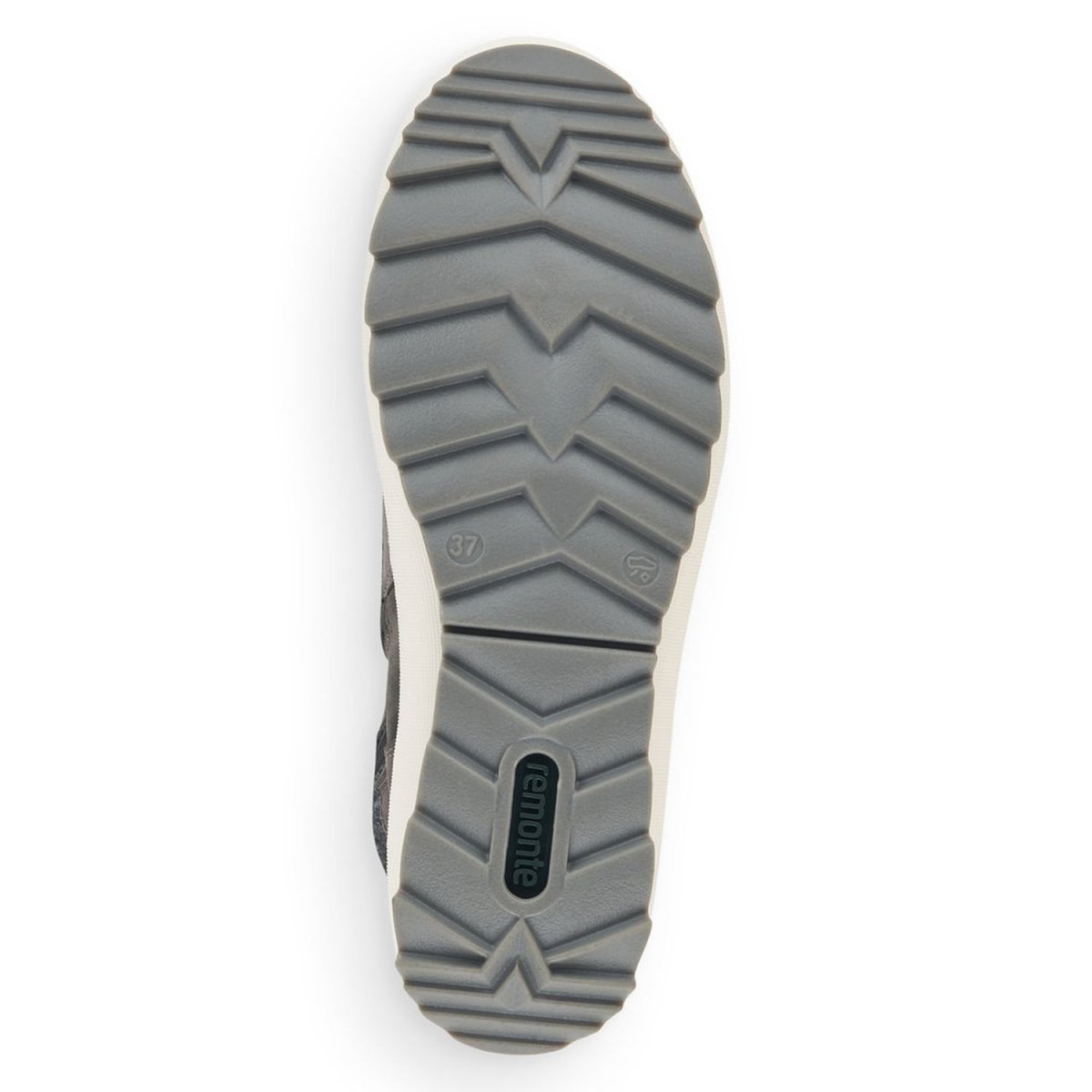 detail Dámská kožená kotníková obuv Remonte R8477-45 šedá