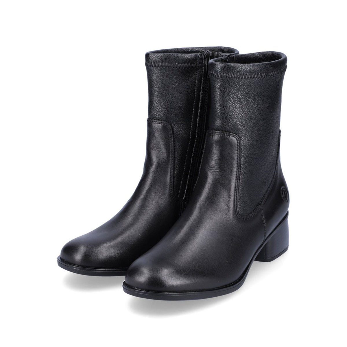 detail Dámská kožená kotníková obuv Remonte R8873-01 černá