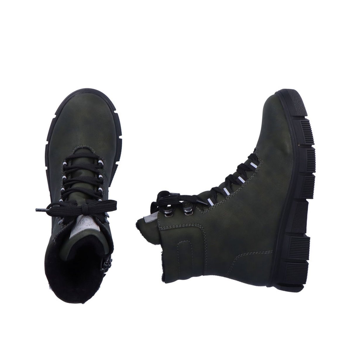 detail Dámská kotníková obuv Rieker X3401-54 zelená