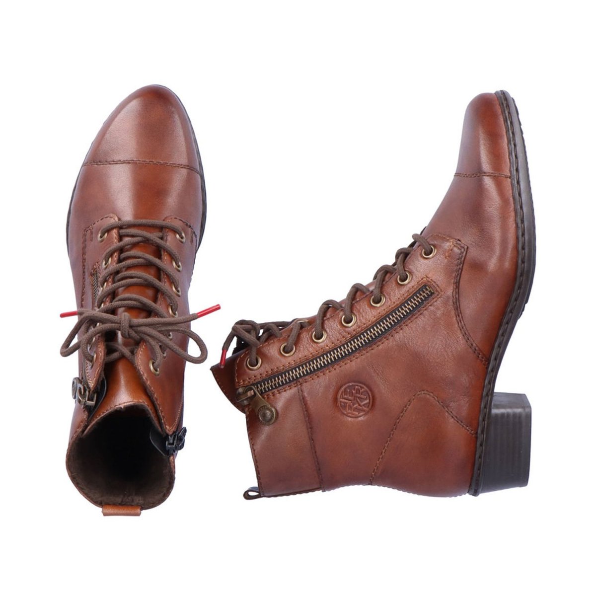 detail Dámská kotníková obuv Rieker Y0706-25 hnědá