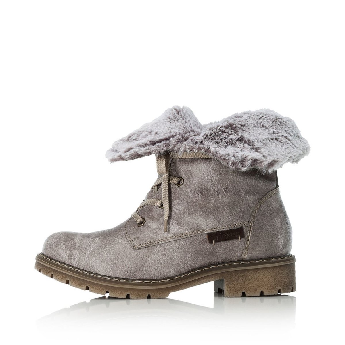 detail Dámská kotníková obuv Rieker Y9122-42 šedá