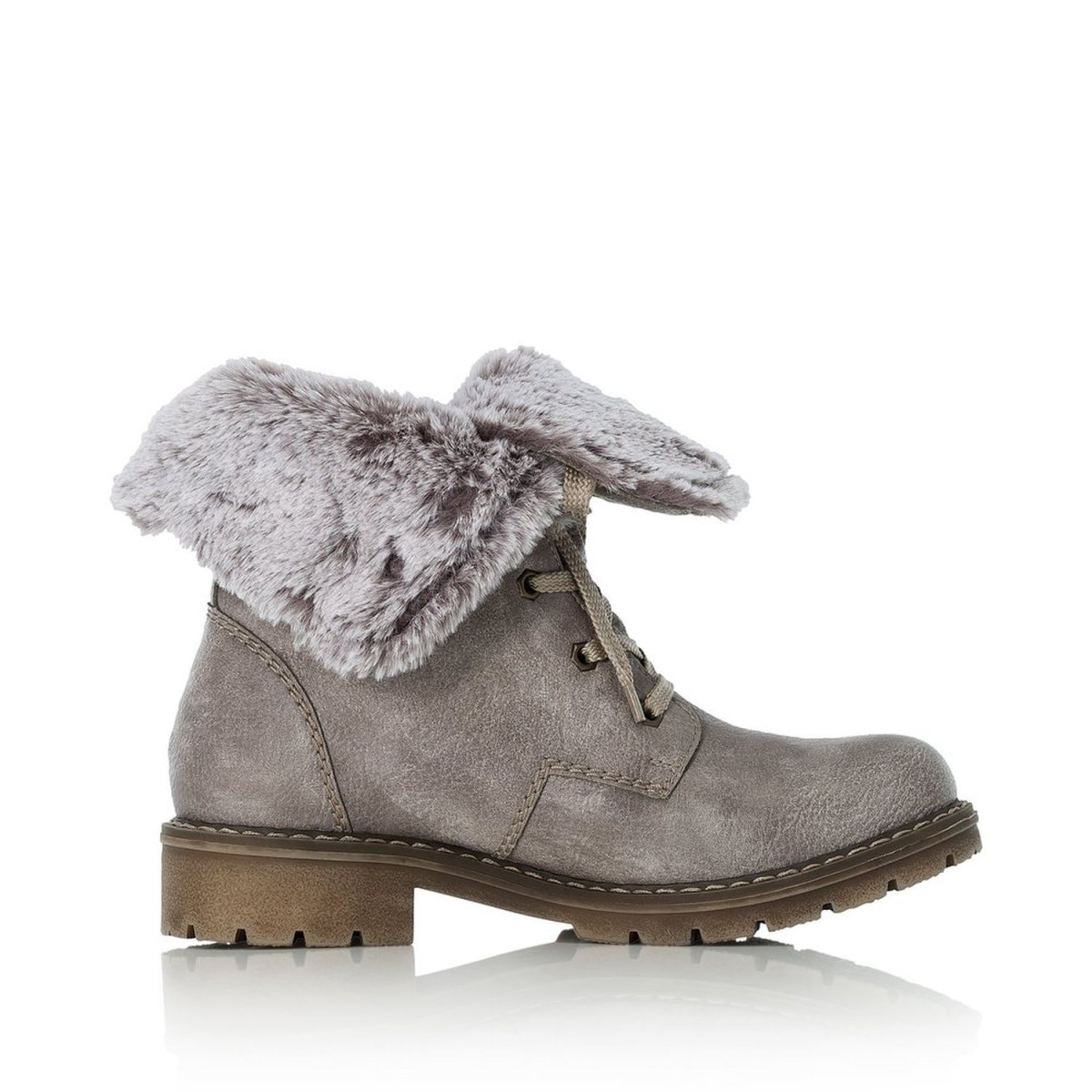 detail Dámská kotníková obuv Rieker Y9122-42 šedá