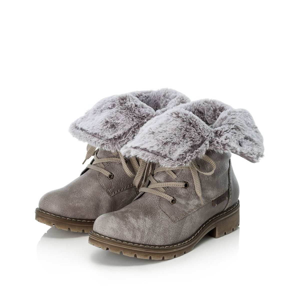 detail Dámská kotníková obuv Rieker Y9122-42 šedá