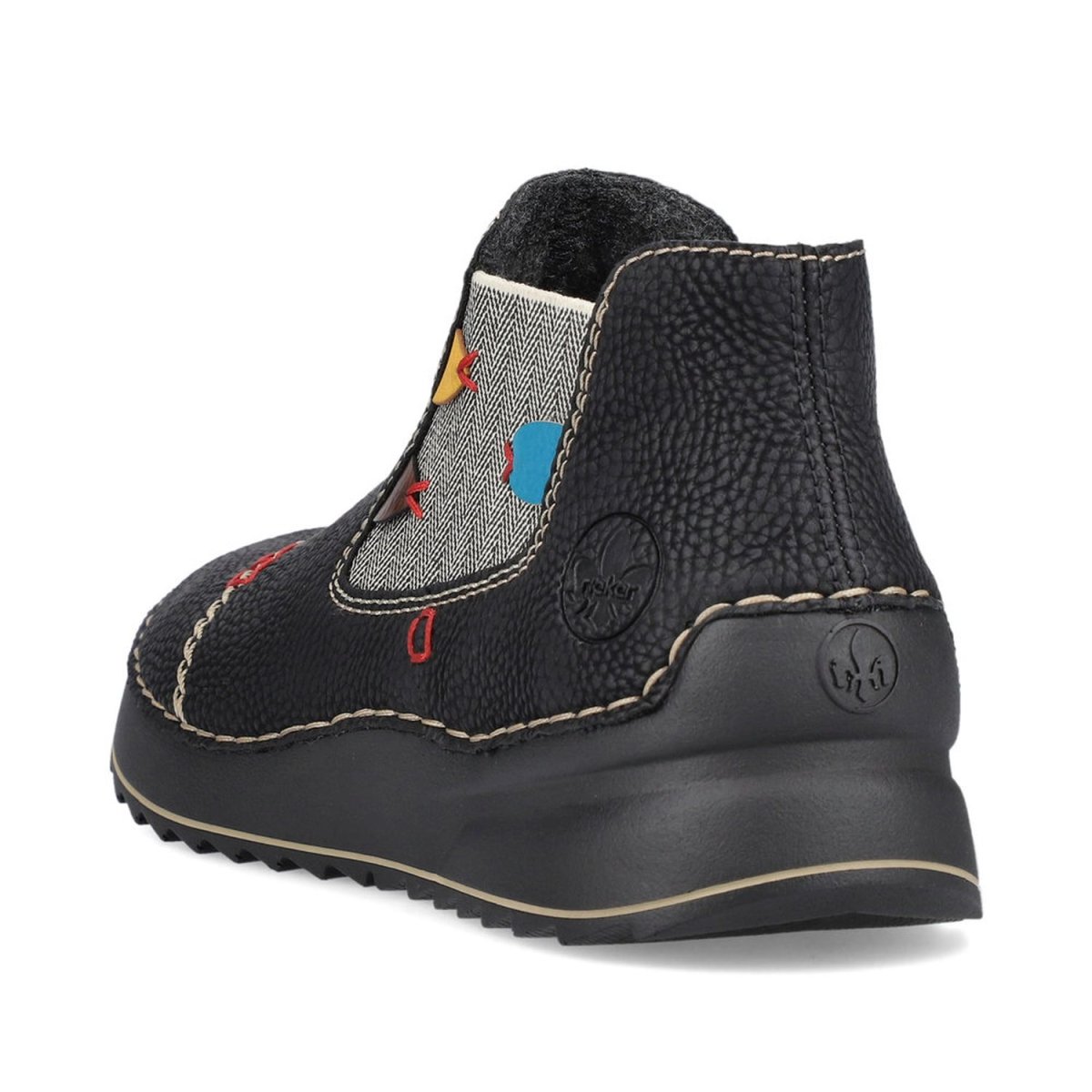 detail Dámská kotníková obuv Rieker 51592-00 černá