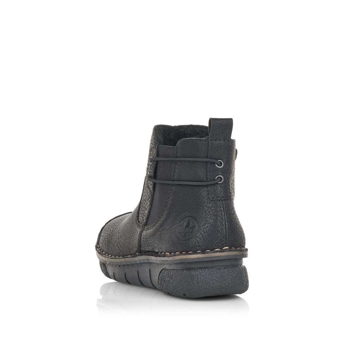 detail Dámská kotníková obuv Rieker 73362-00 černá