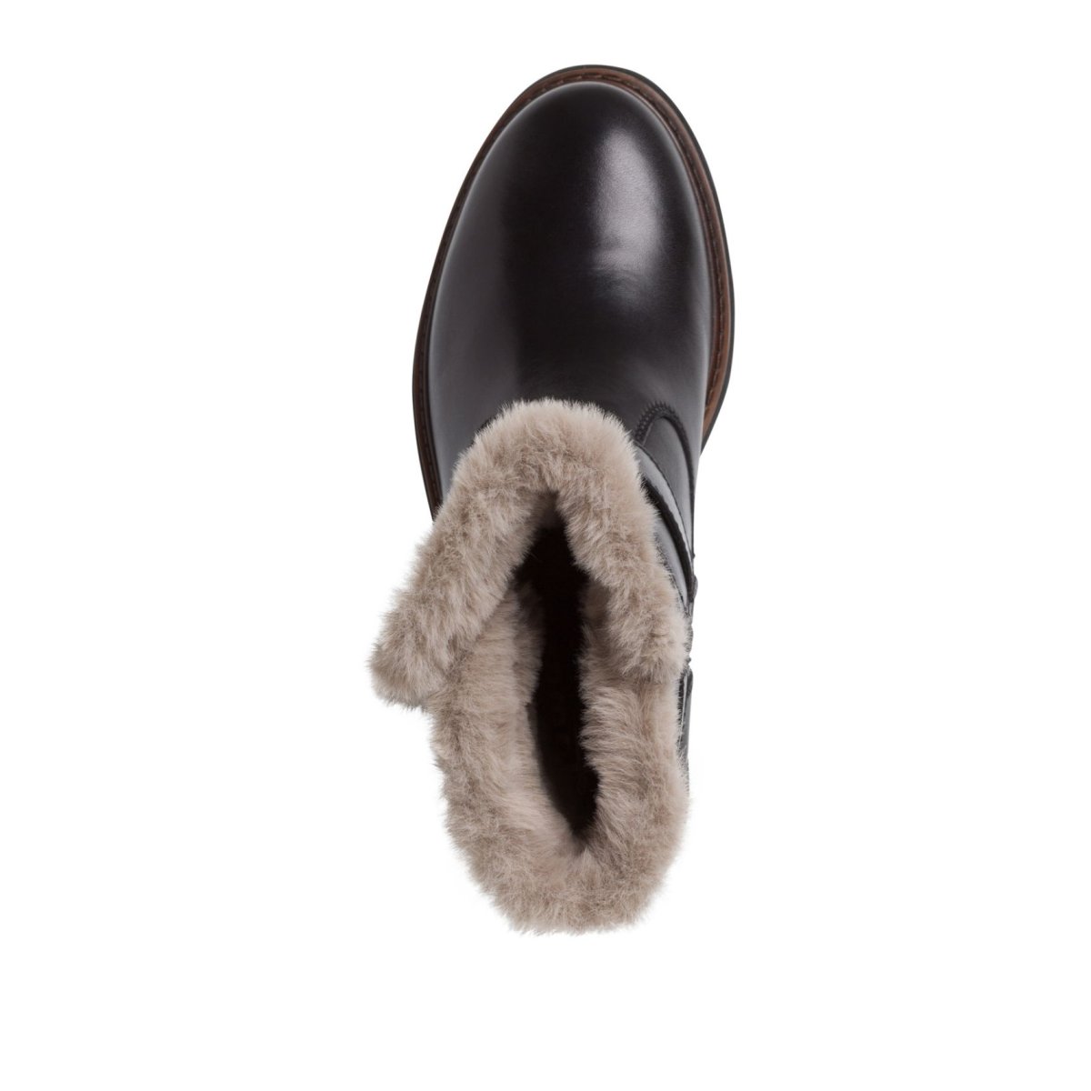 detail Dámská kožená kotníková obuv Tamaris 26482-29 001 černá