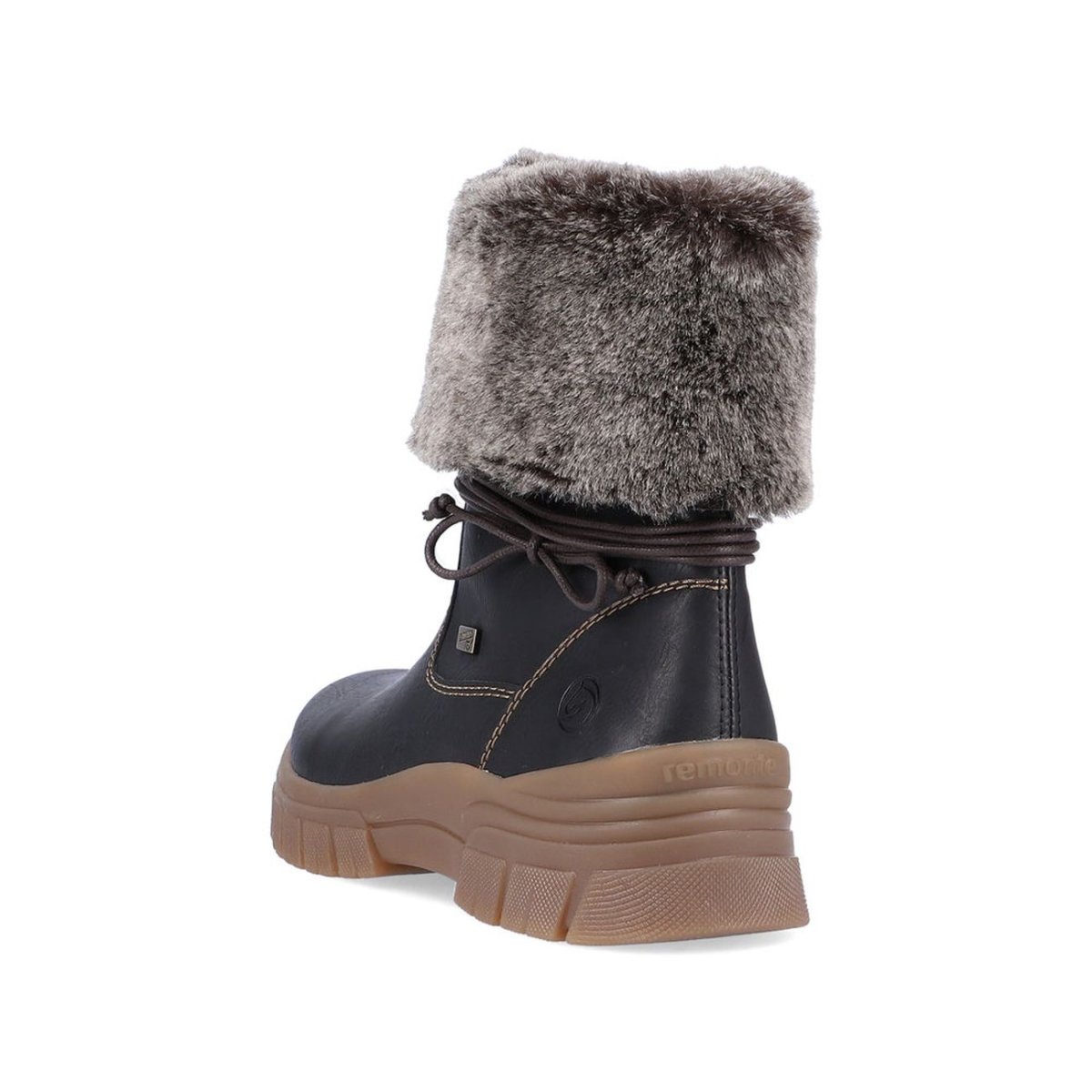 detail Dámská kotníková zimní obuv Remonte D0E70-01 černá
