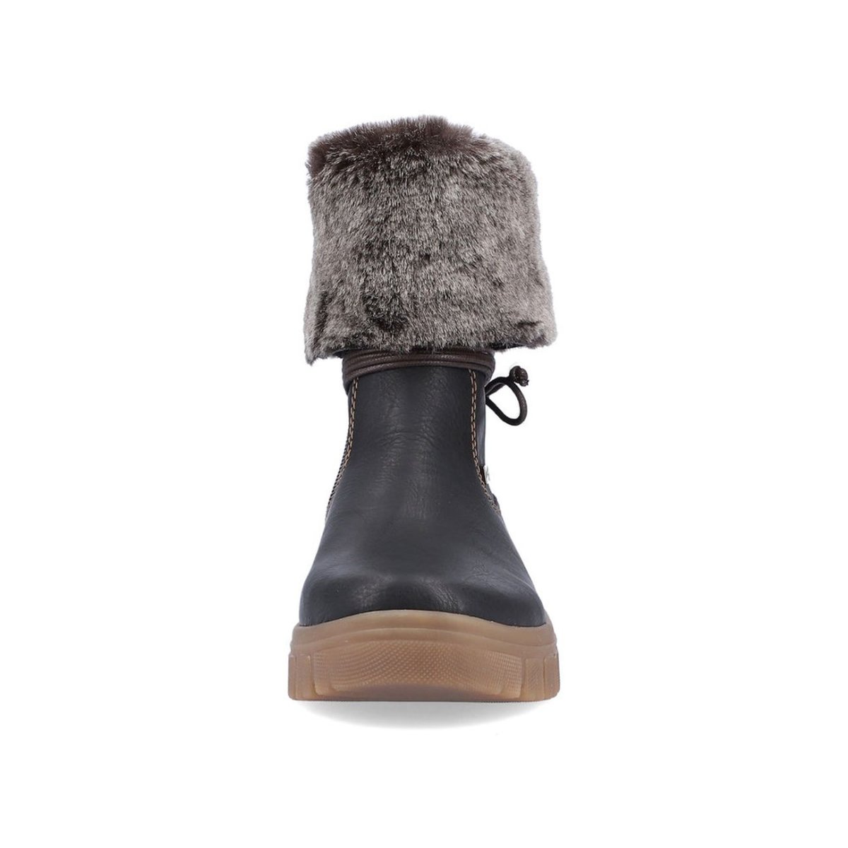 detail Dámská kotníková zimní obuv Remonte D0E70-01 černá