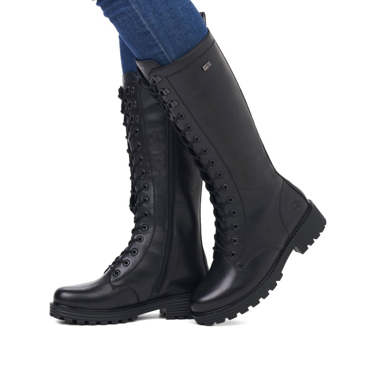 detail Dámské kozačky Remonte D0W70-01 černá