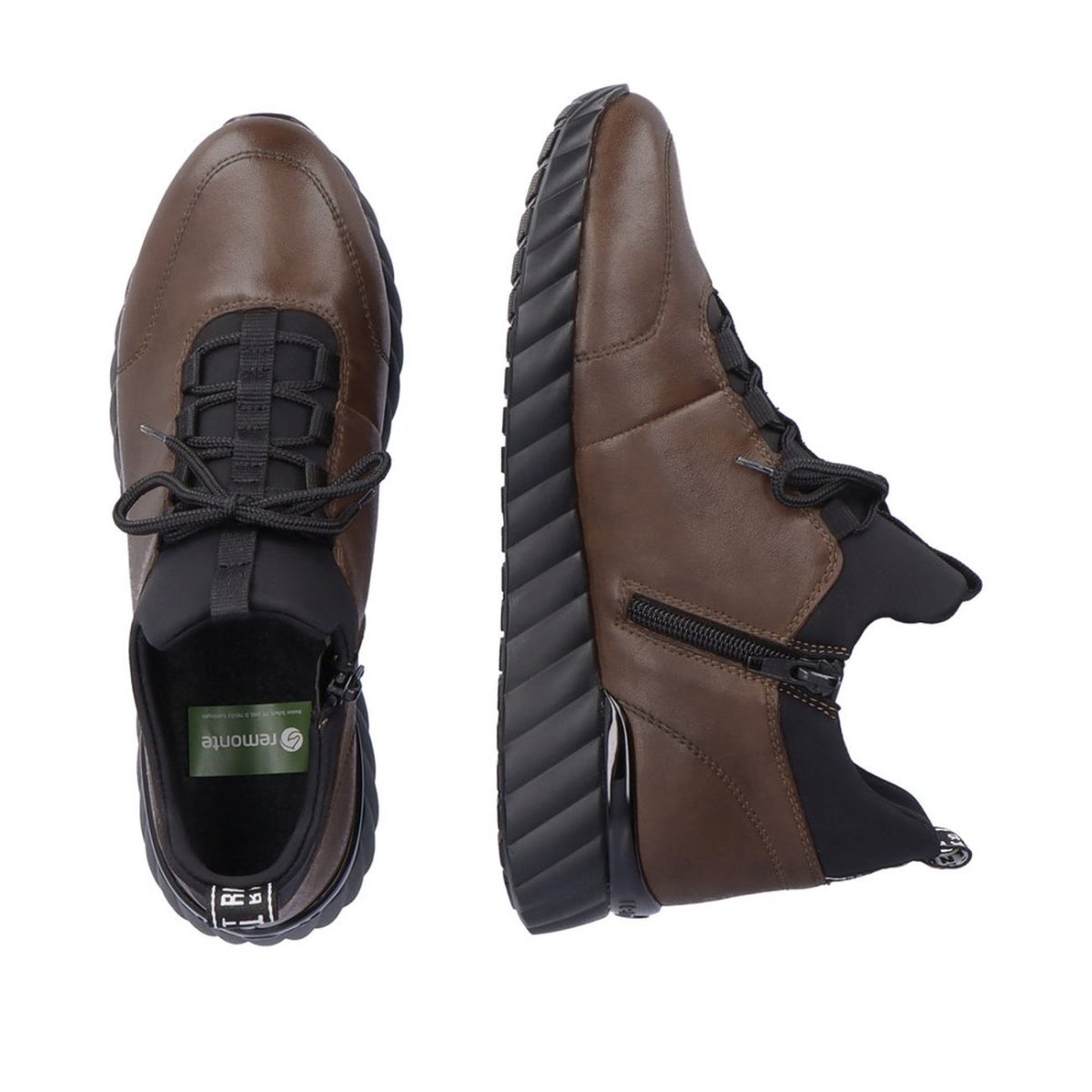 detail Dámské kožené tenisky Remonte D5977-22 hnědá