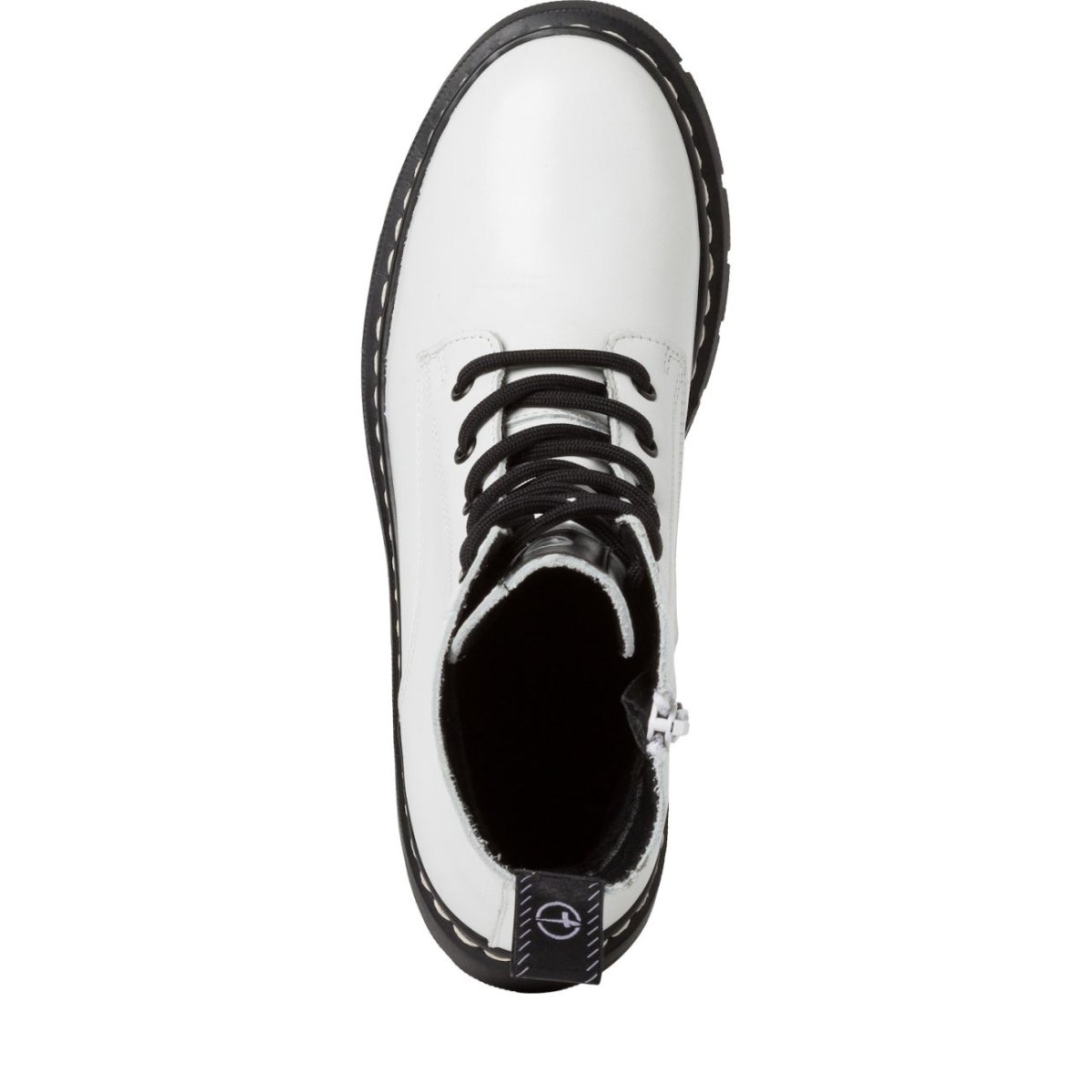 detail Dámská kožená kotníková obuv Tamaris 25269-41 100 bílá