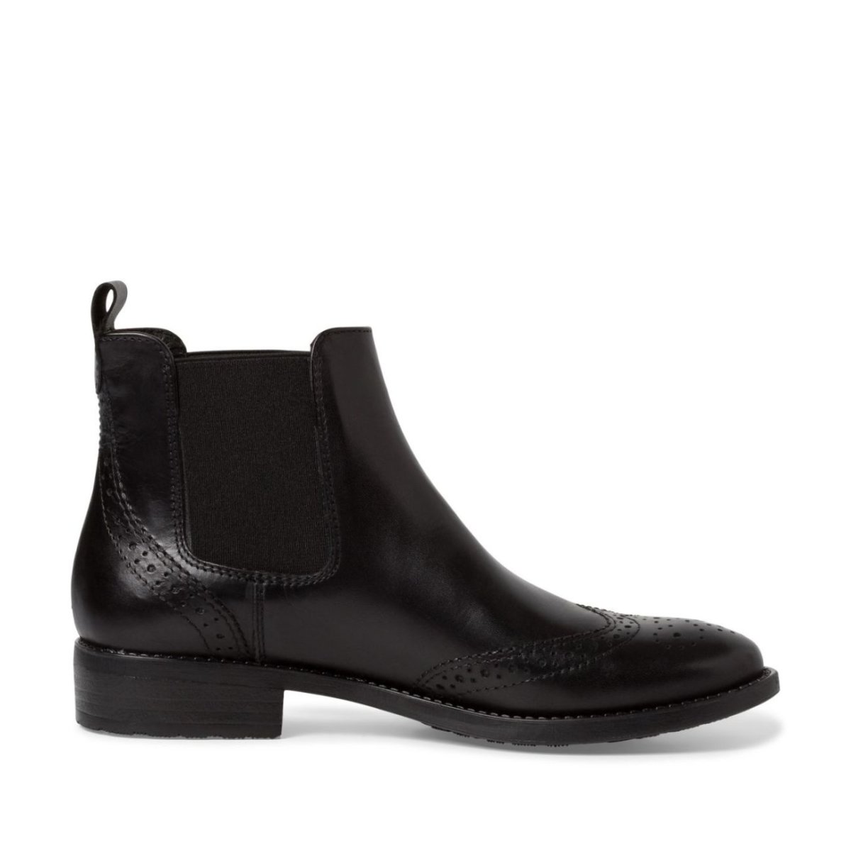 detail Dámská kožená kotníková obuv Tamaris 25033-41 001 černá