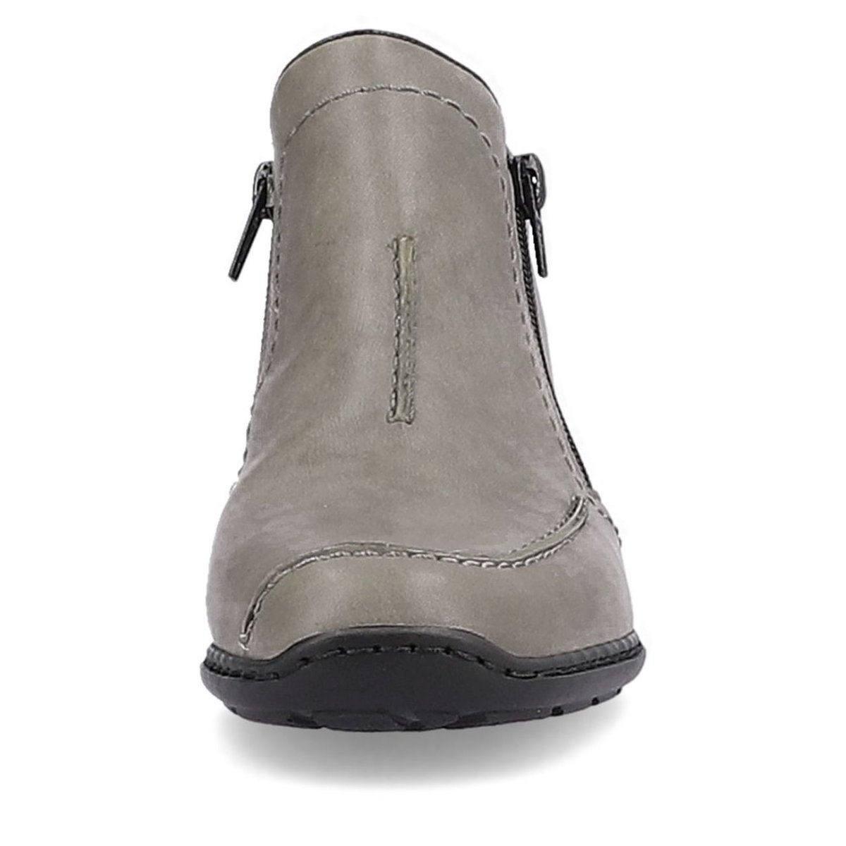 detail Dámská kožená kotníková obuv Rieker 58386-42 šedá