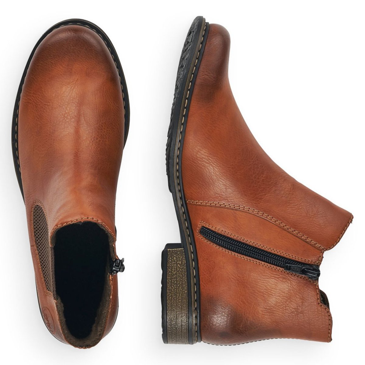 detail Dámská kotníková obuv Rieker Z4994-24 hnědá