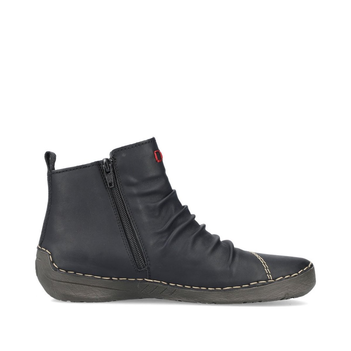 detail Dámská kotníková obuv Rieker 52583-00 černá