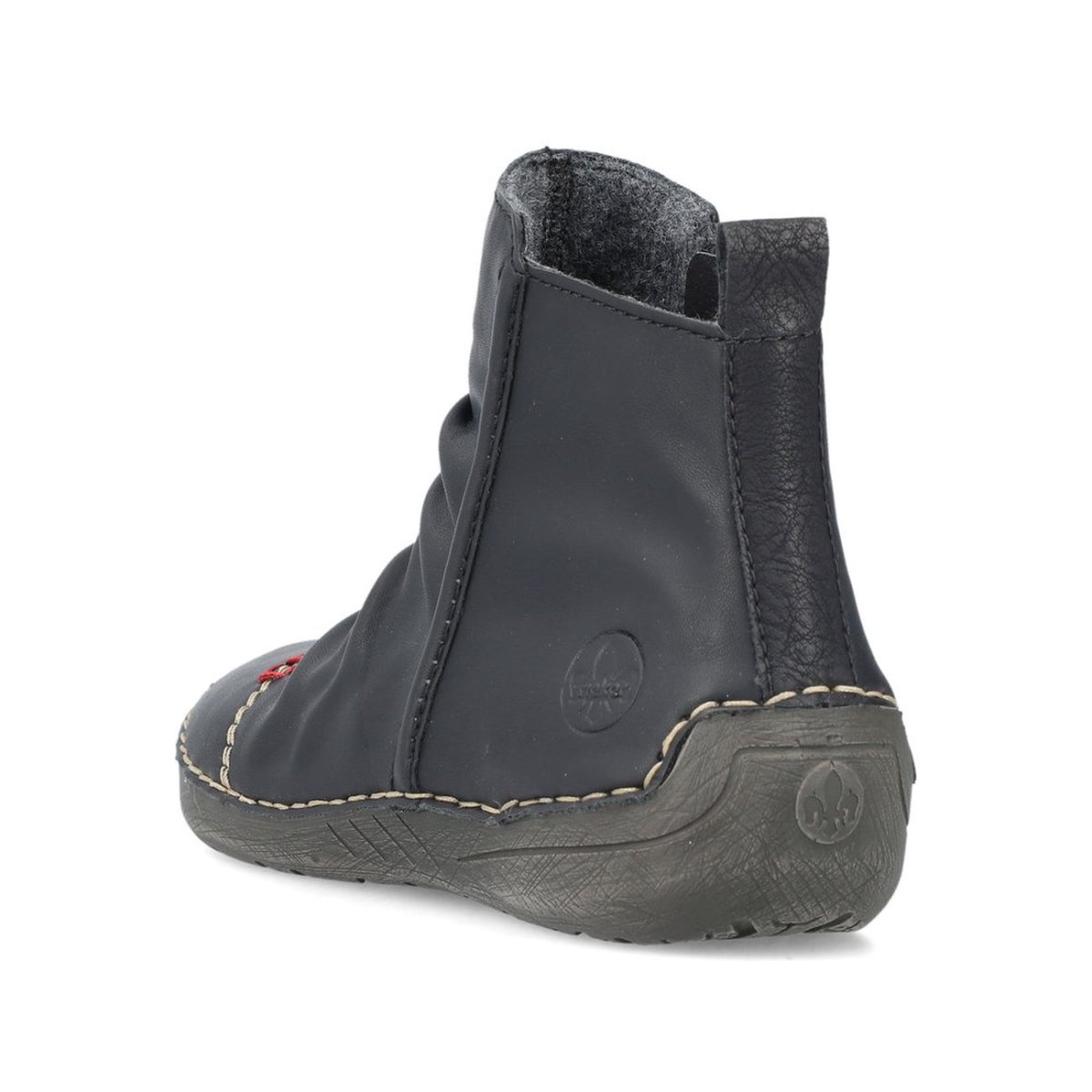 detail Dámská kotníková obuv Rieker 52583-00 černá