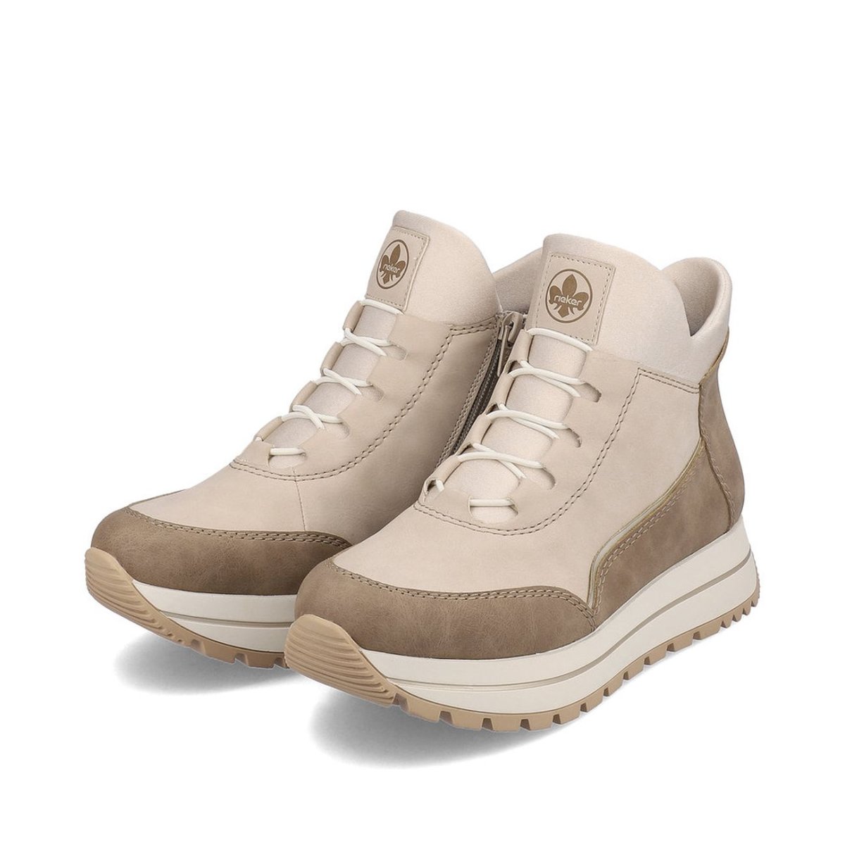 detail Dámská kotníková obuv Rieker N4051-62 béžová