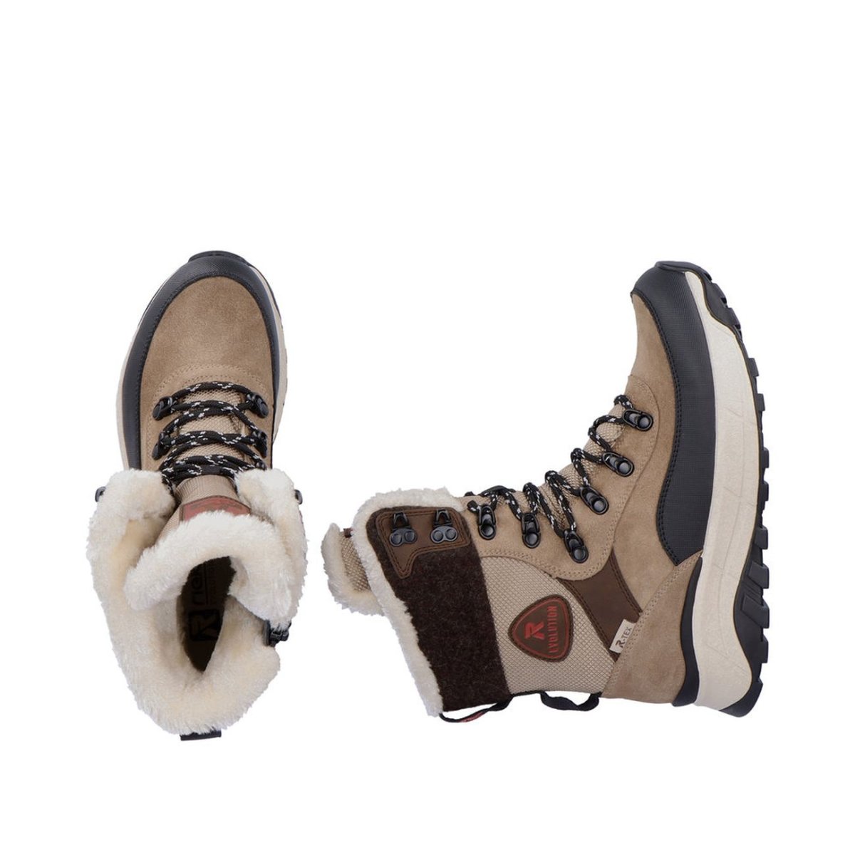 detail Dámská kotníková obuv Rieker Revolution W0066-64 béžová