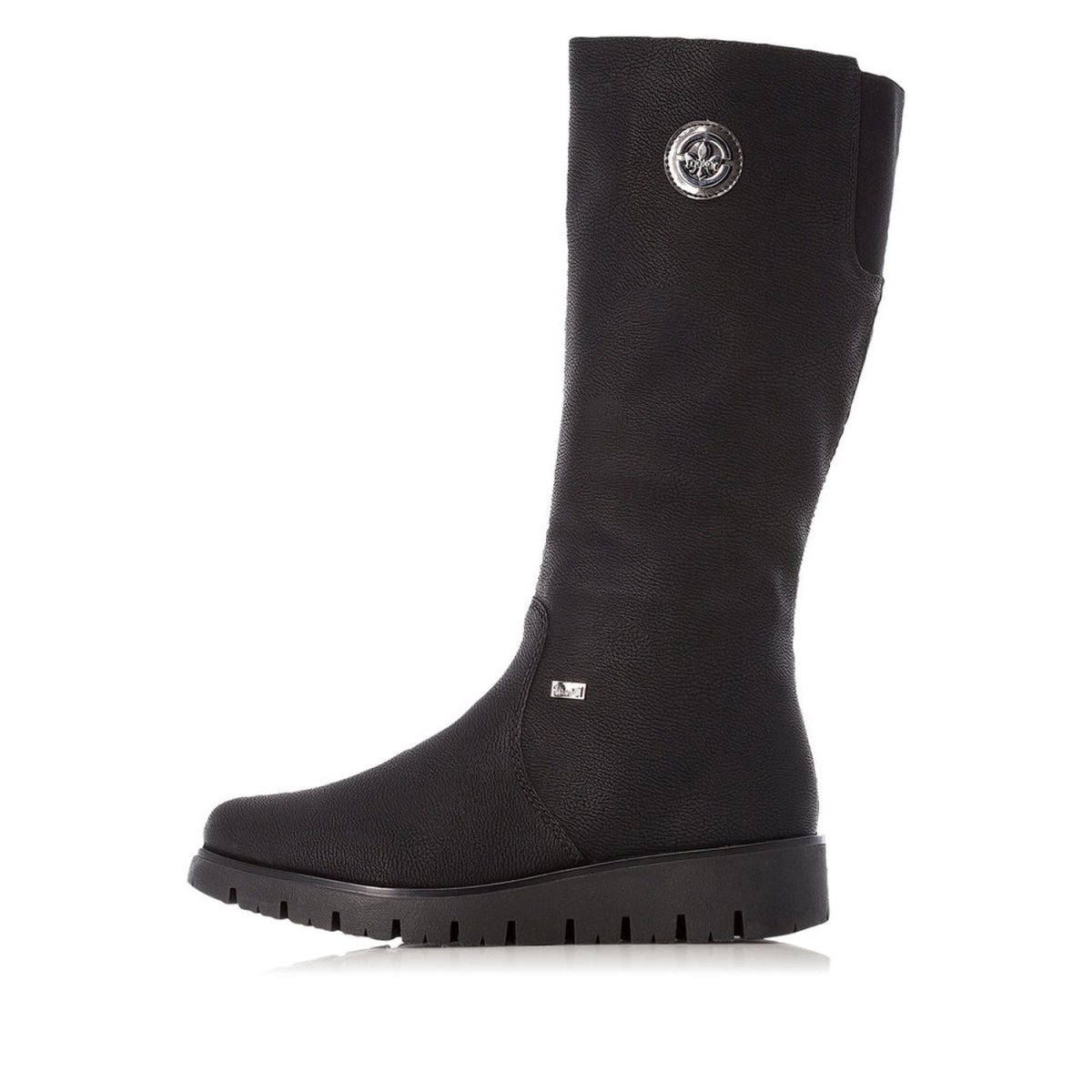 detail Dámské kozačky Rieker X2370-00 černá