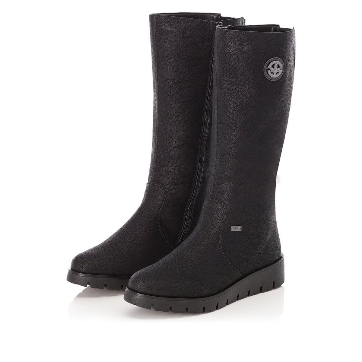 detail Dámské kozačky Rieker X2370-00 černá