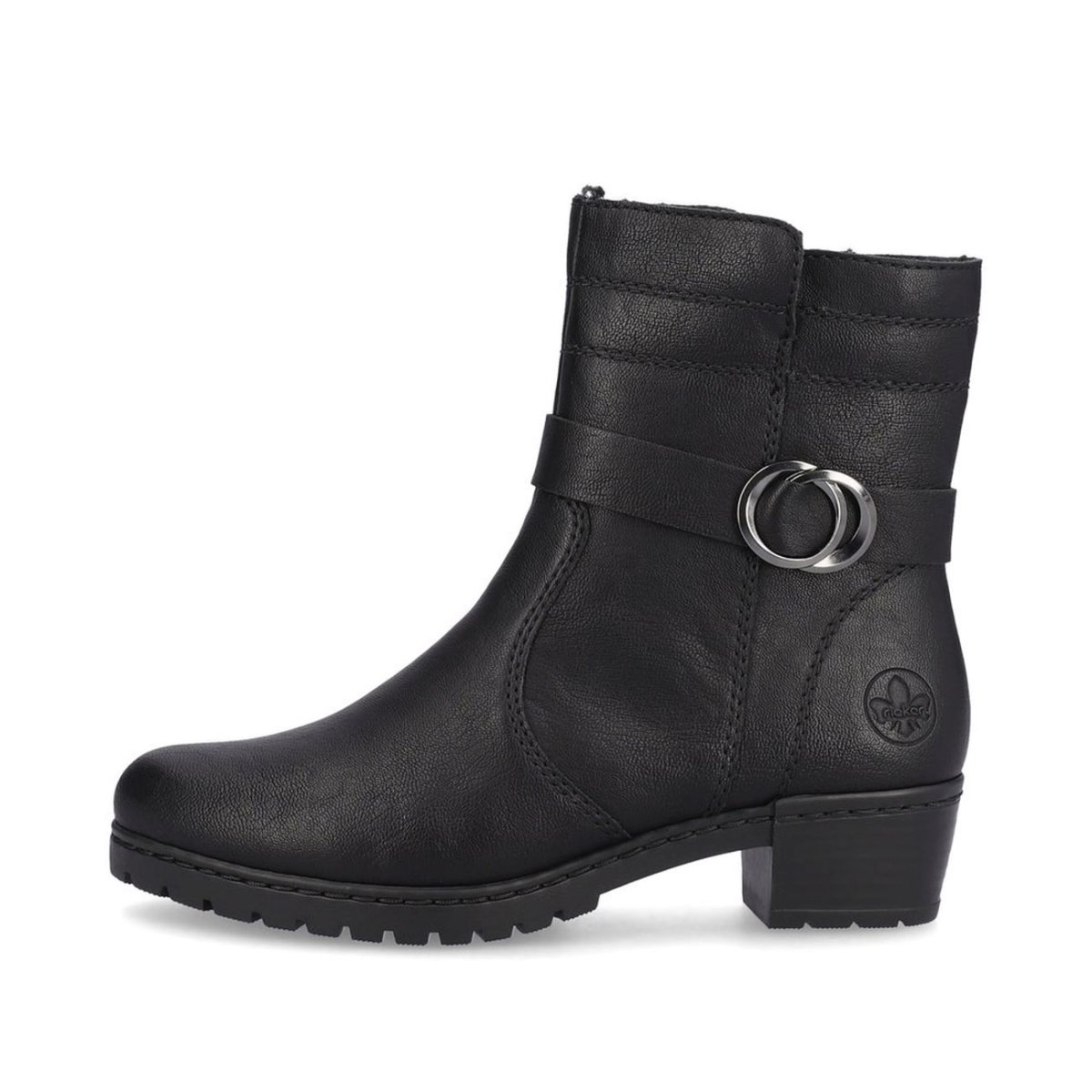 detail Dámská kotníková obuv Rieker Y1753-00 černá