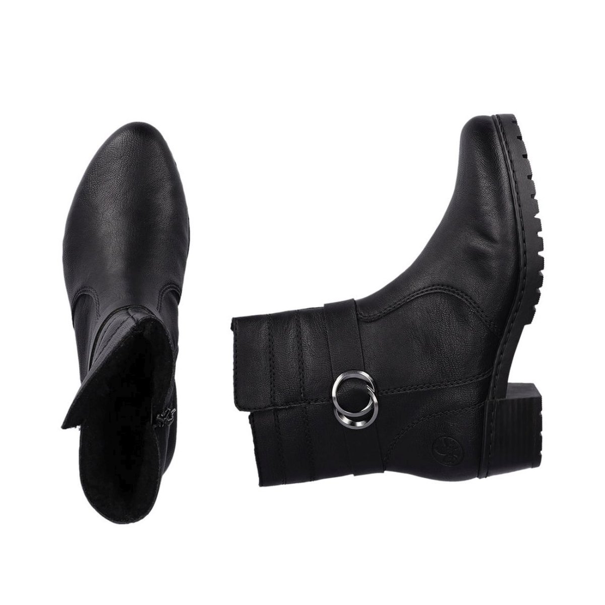 detail Dámská kotníková obuv Rieker Y1753-00 černá