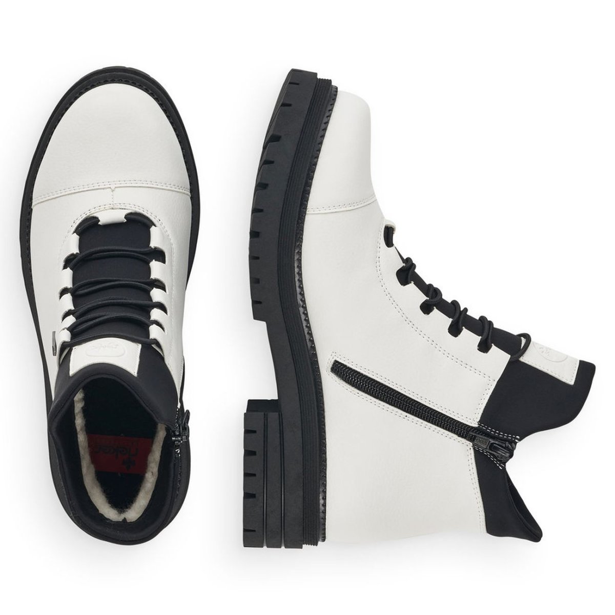 detail Dámská kotníková obuv Rieker Y3163-80 bílá