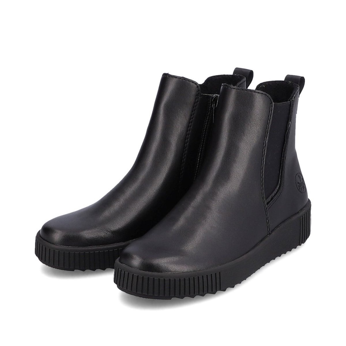 detail Dámské kožené kozačky Rieker Y6451-00 černá