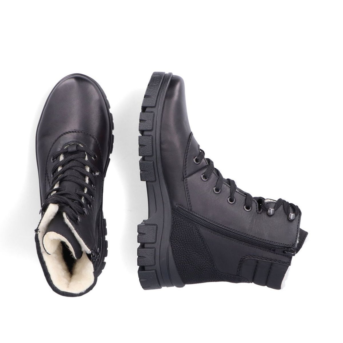 detail Dámská kotníková obuv Rieker Z1042-00 černá