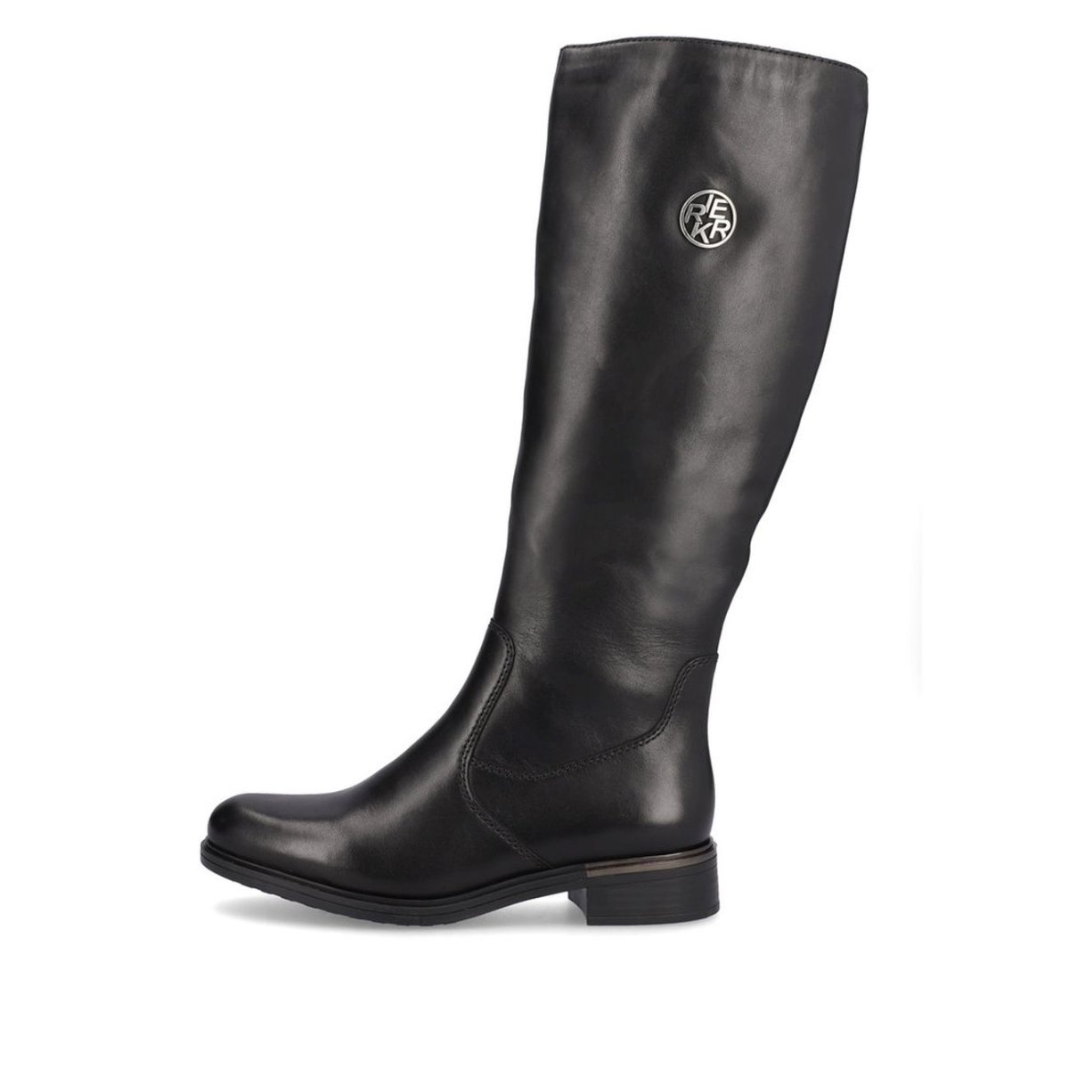 detail Dámské kožené kozačky Rieker Z5375-00 černá