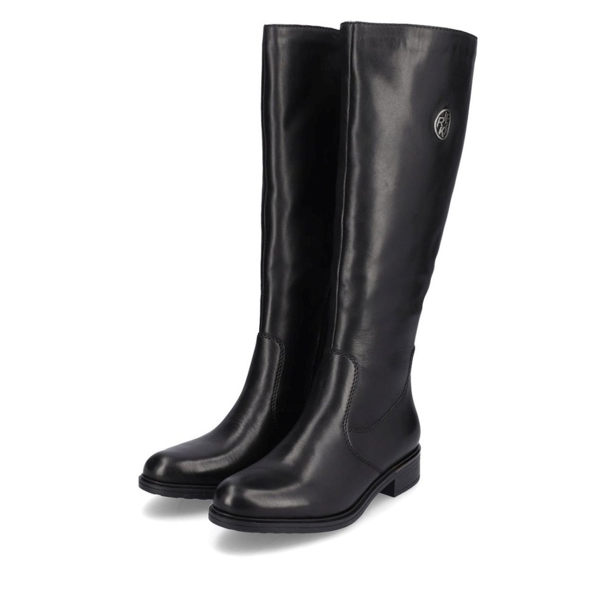 detail Dámské kožené kozačky Rieker Z5375-00 černá