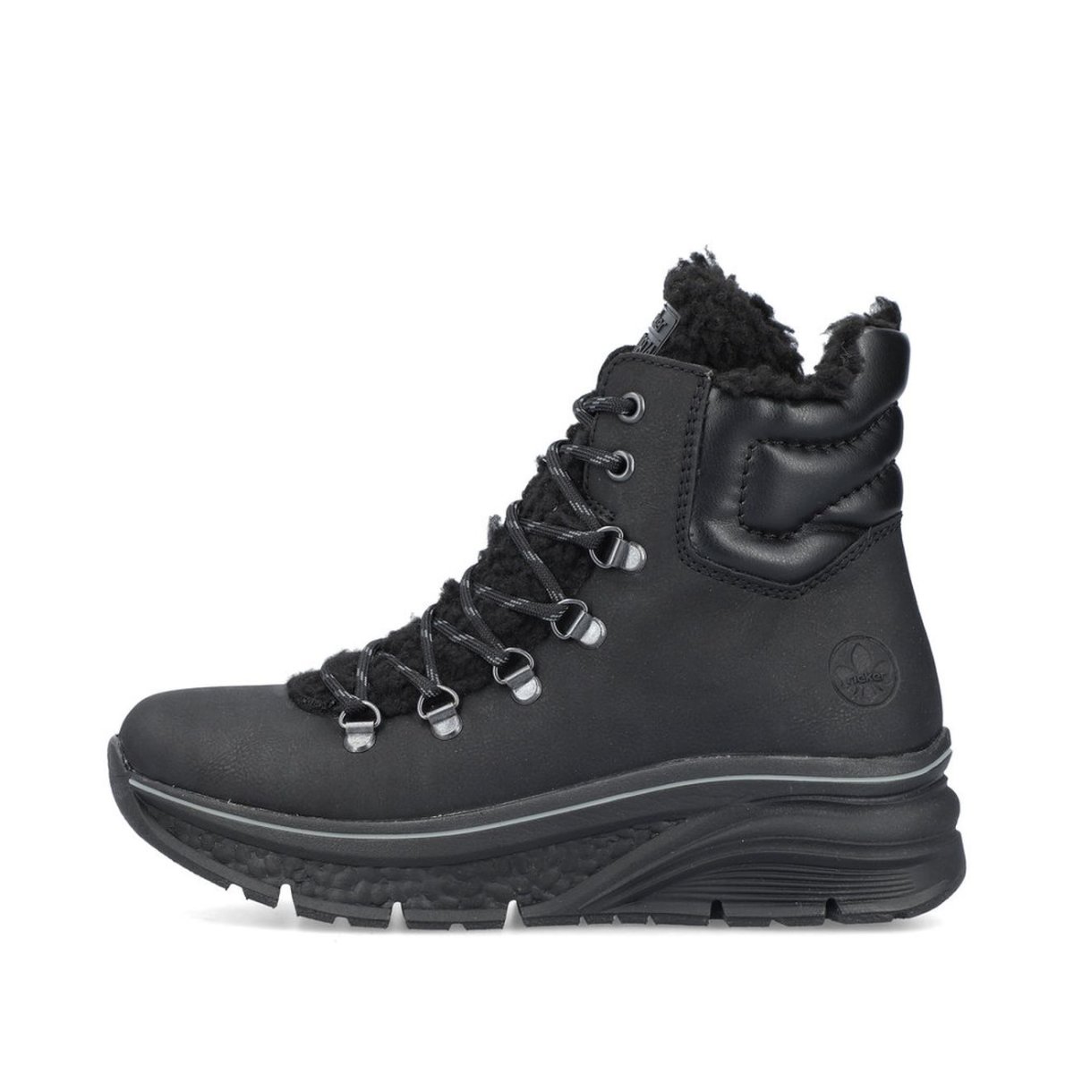 detail Dámská kotníková obuv Rieker 48030-00 černá