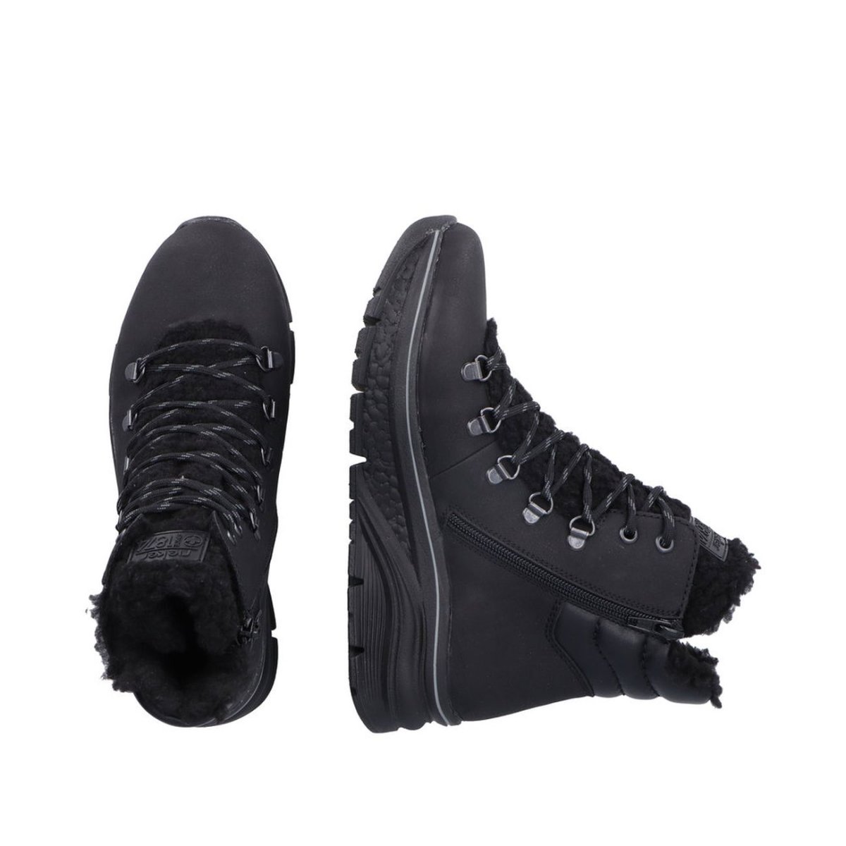 detail Dámská kotníková obuv Rieker 48030-00 černá