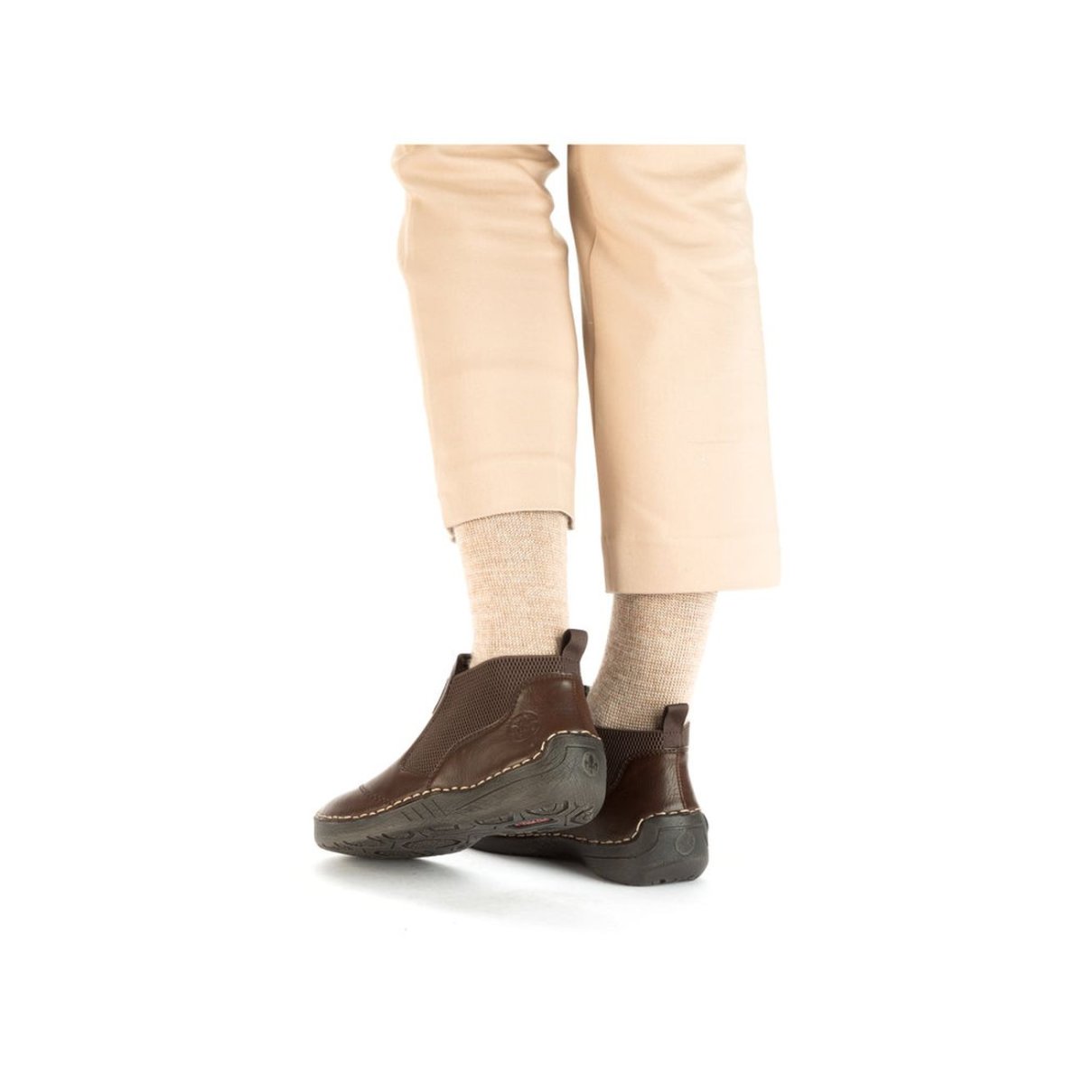 detail Dámská kotníková obuv Rieker 52592-24 hnědá