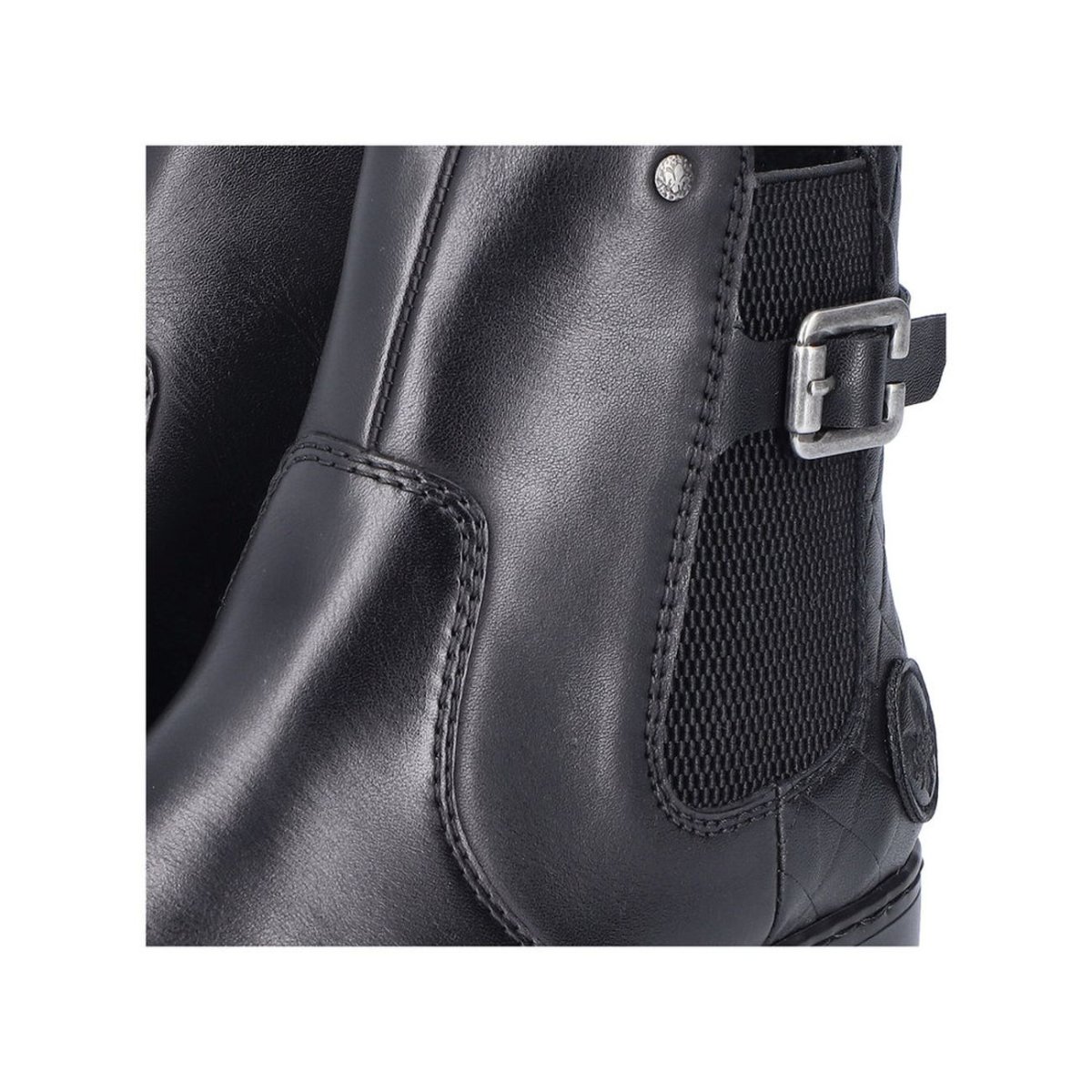 detail Dámská kotníková obuv Rieker 73485-00 černá