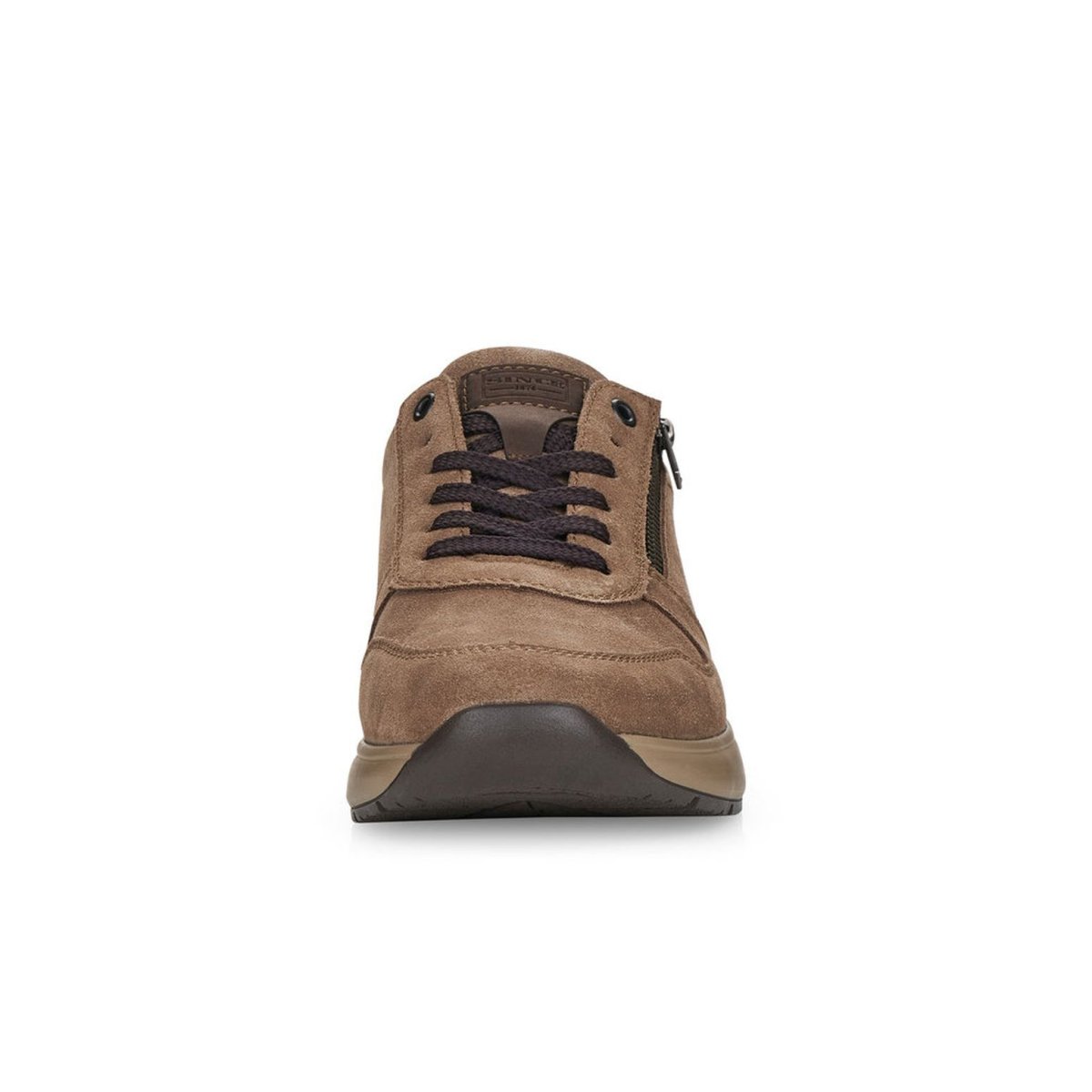 detail Pánské kožené polobotky B7612-25 hnědá