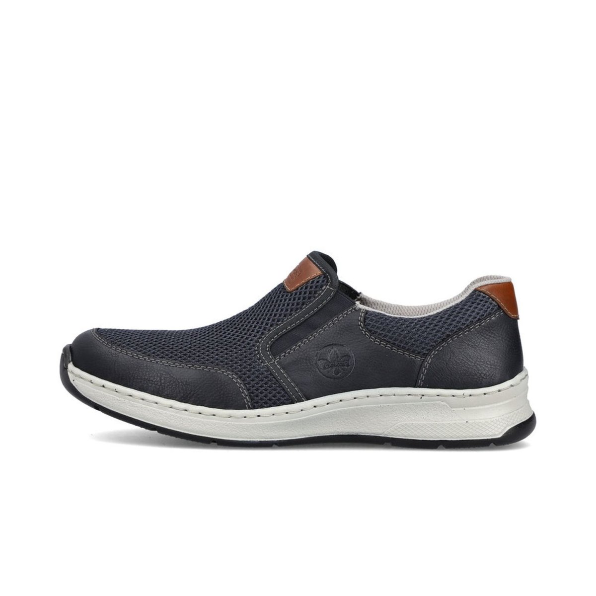 detail Pánské mokasíny Rieker 14363-14 modrá