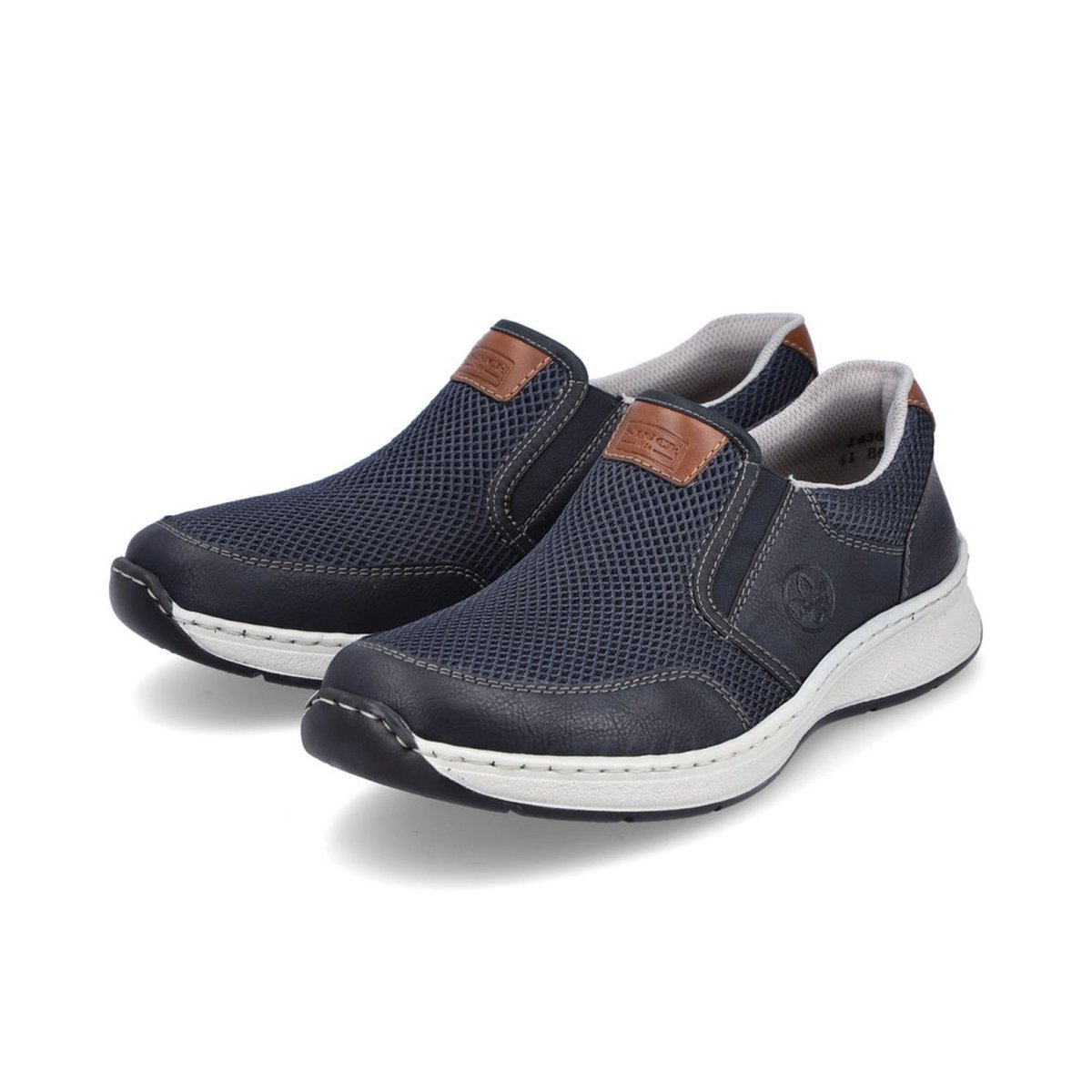 detail Pánské mokasíny Rieker 14363-14 modrá