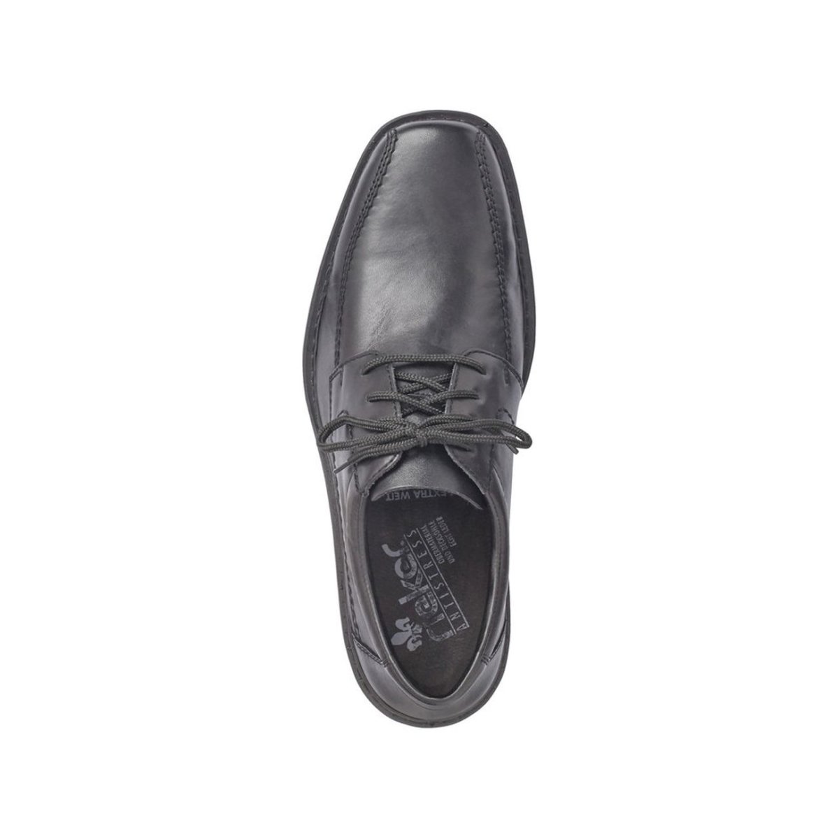 detail Pánské kožené polobotky Rieker B0812-00 černá