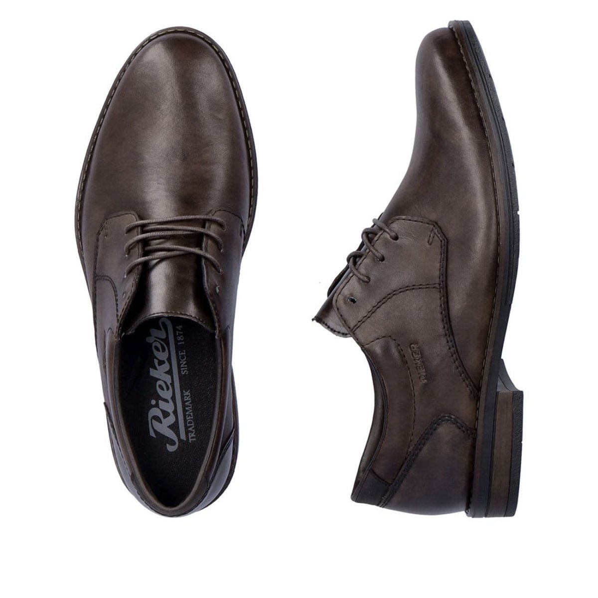 detail Pánské polobotky Rieker 10304-25 hnědá