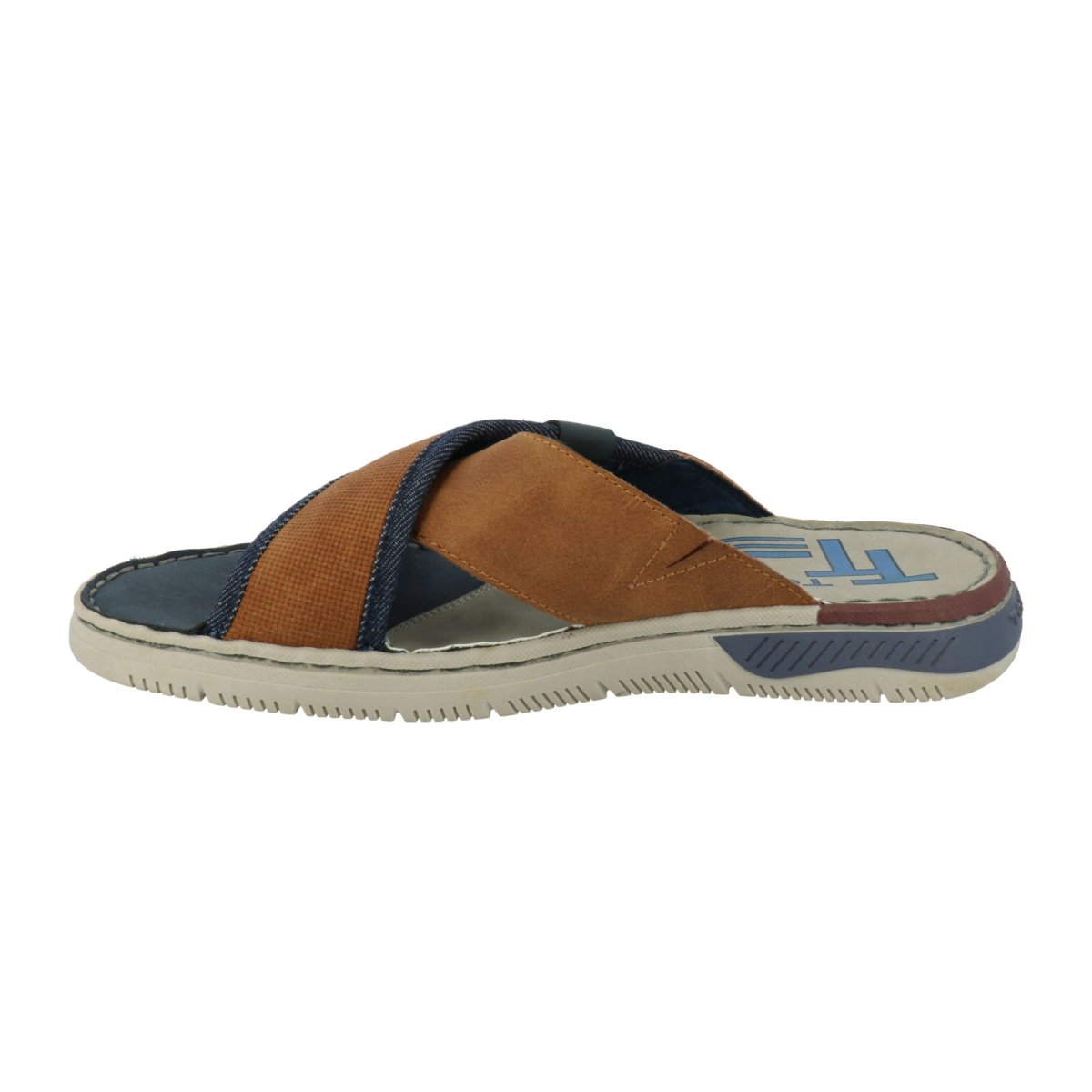 detail Pánské pantofle Tom Tailor 1181103 hnědá