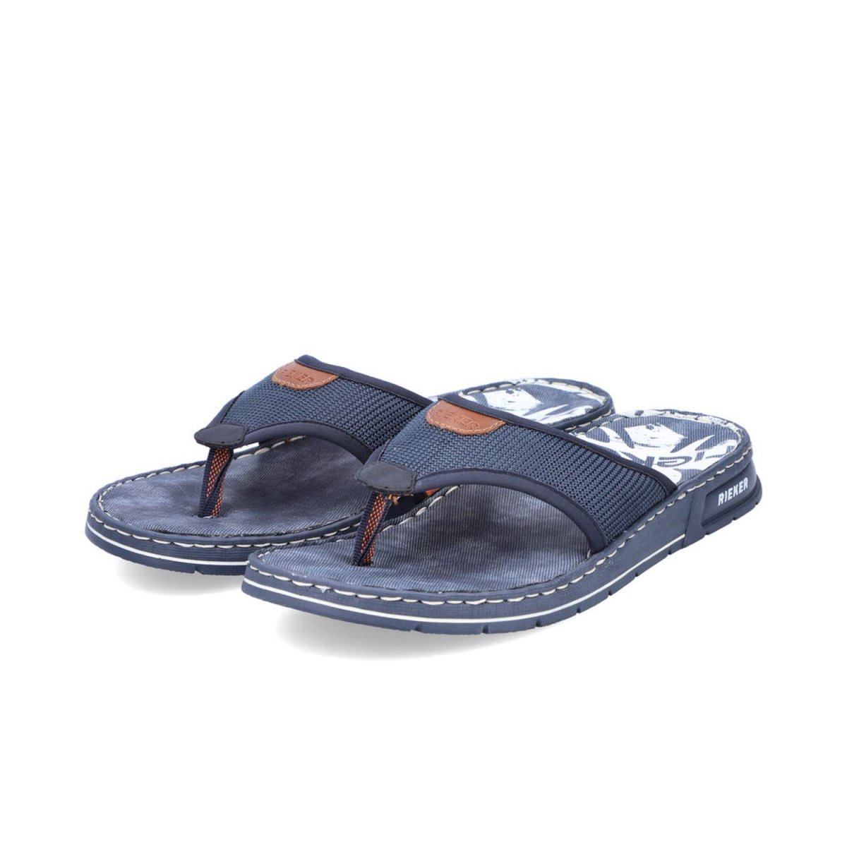 detail Pánské nazouváky Rieker 21296-14 modrá