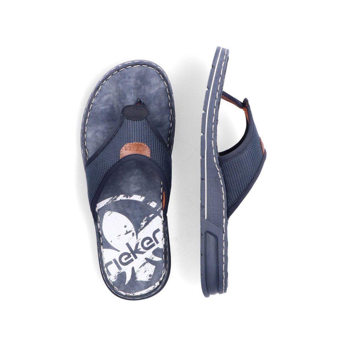 detail Pánské nazouváky Rieker 21296-14 modrá