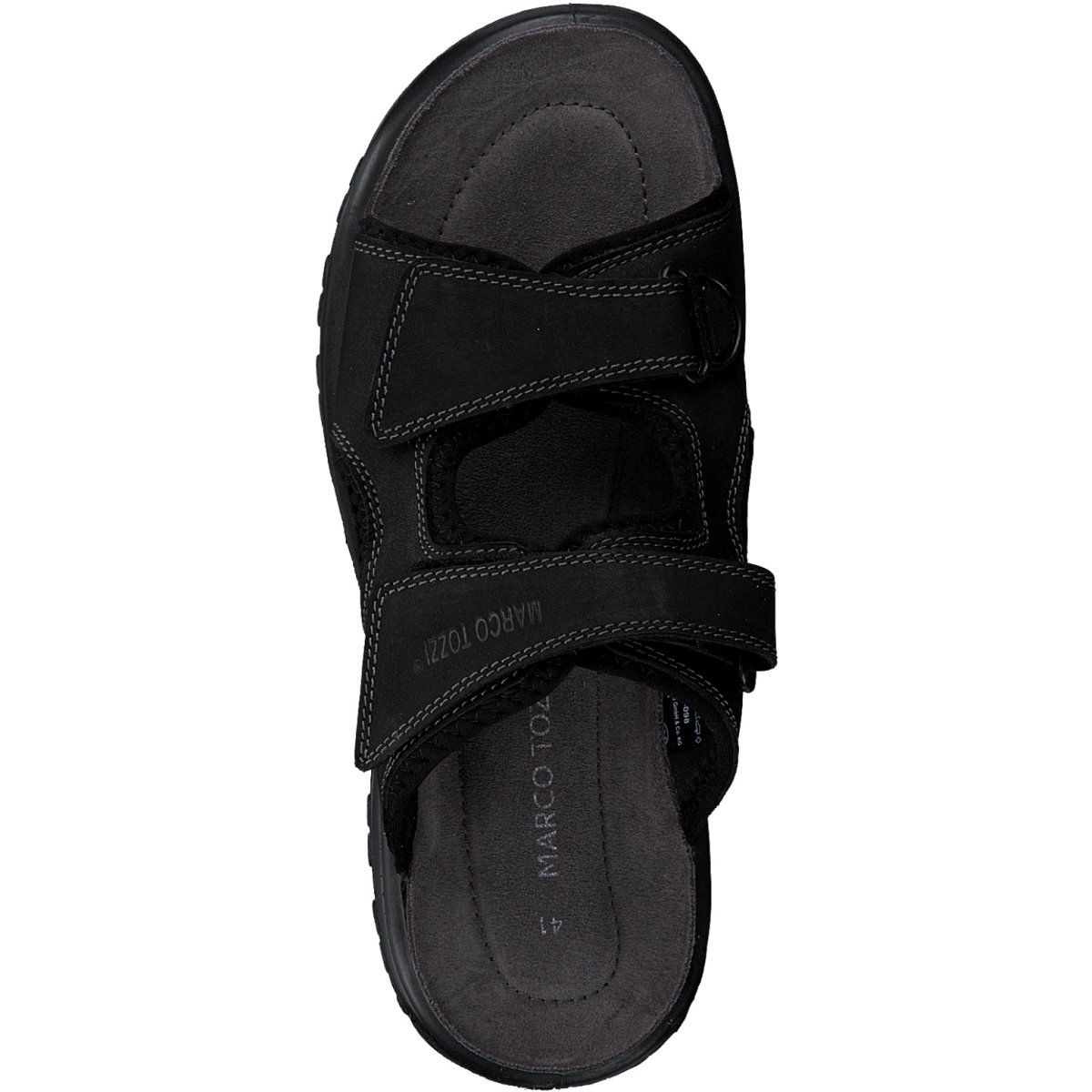 detail Pánské kožené nazouváky Marco Tozzi 17400-20 098 černá