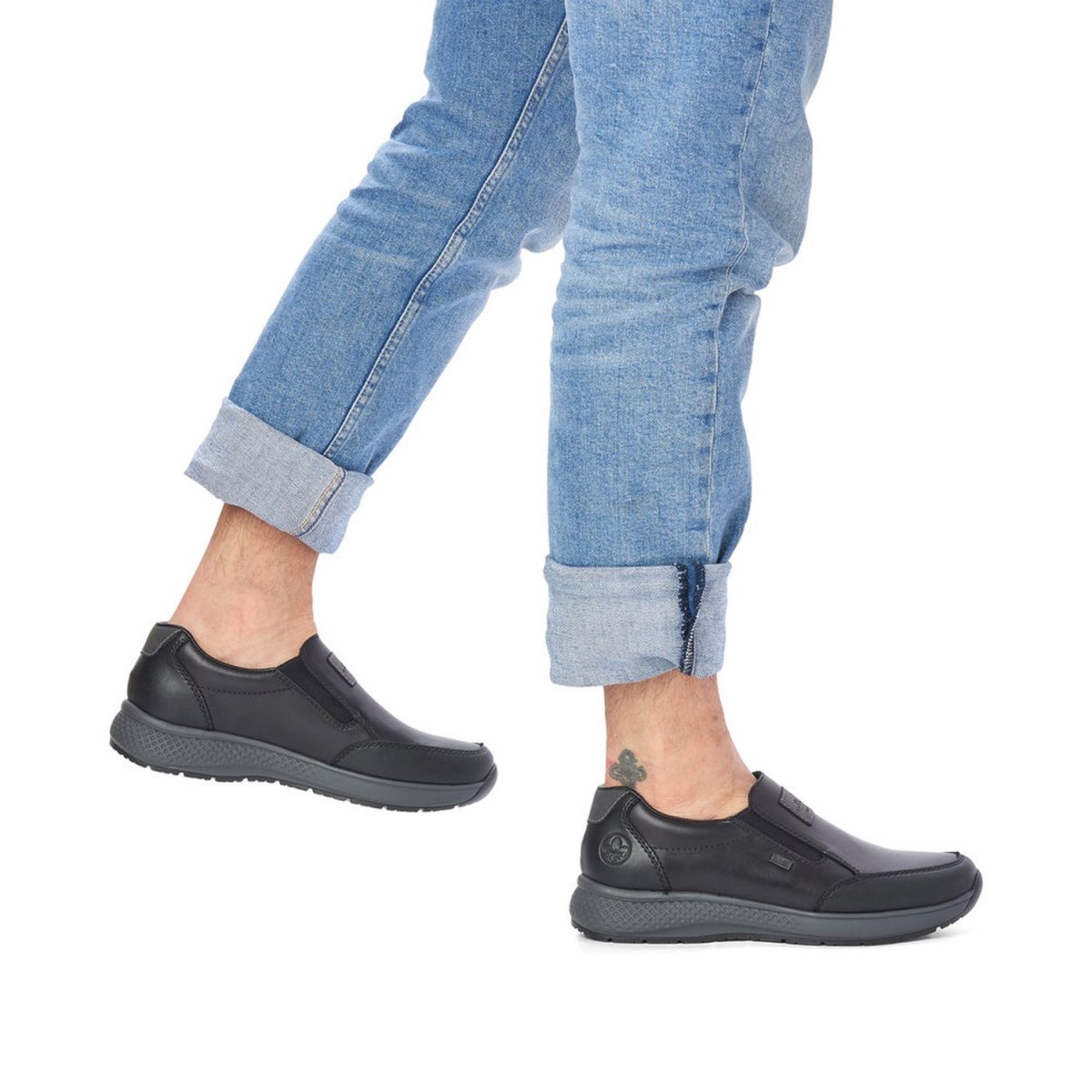 detail Pánské mokasíny Rieker B7654-00 černá