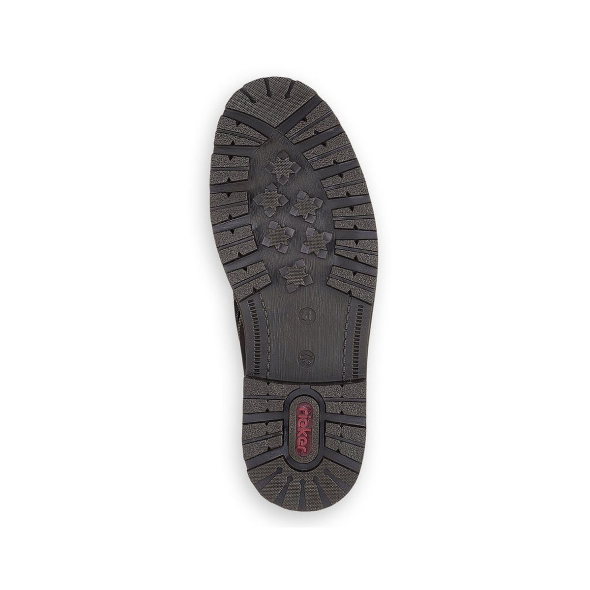 detail Pánská kožná kotníková obuv Rieker 32029-25 hnědá